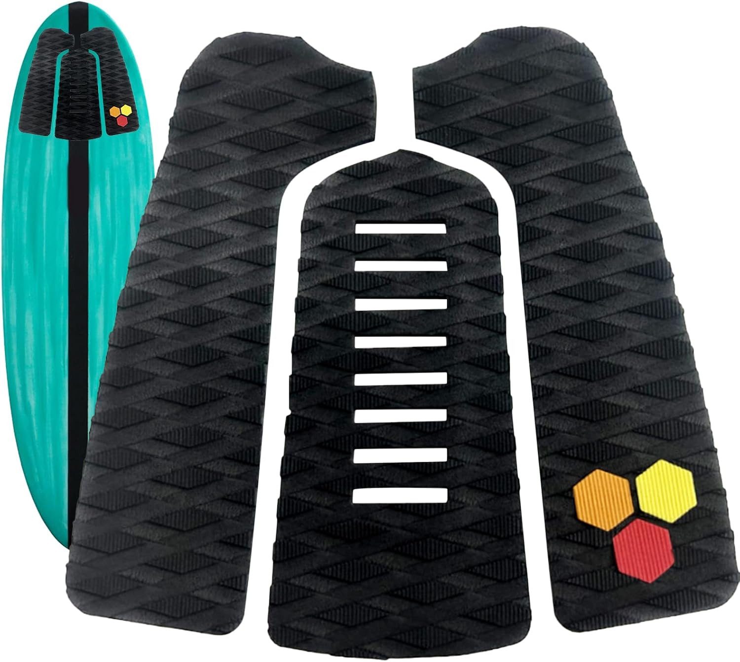Surfboard Finne EVA Surfboard Traction Pad 3 teilig rutschfest Deckpad