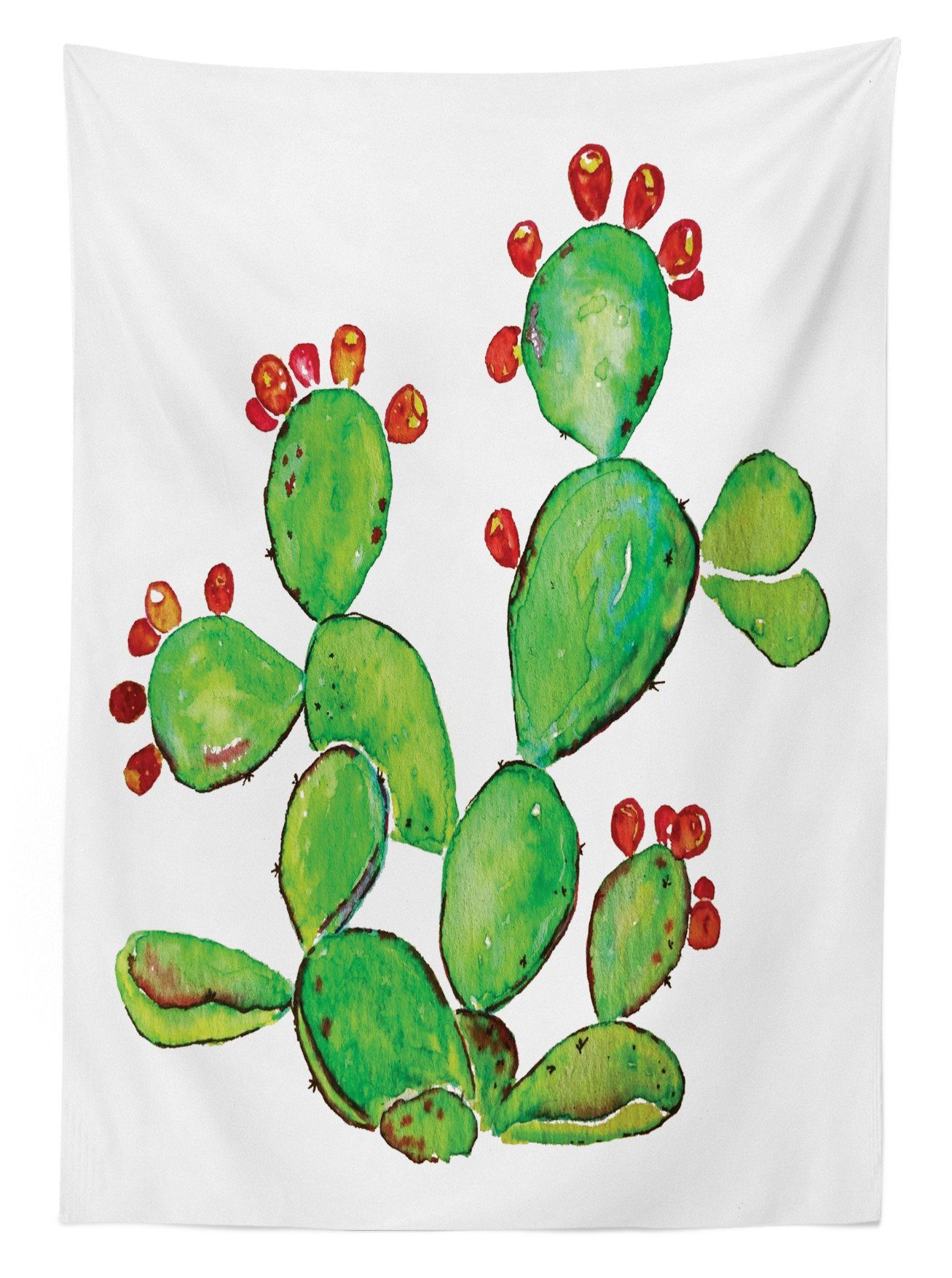 Birnen-Früchte Für Abakuhaus Kaktus stachelige Waschbar Außen Reife geeignet Klare Tischdecke Farben, den Farbfest Bereich