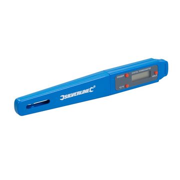 Silverline Raumthermometer Digitales Stabthermometer im Taschenformat -40 °C bis +250 °C