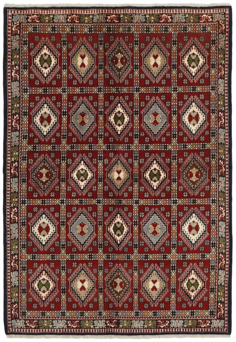 Orientteppich Yalameh 165x241 Handgeknüpfter Orientteppich rechteckig, Perserteppich, mm / 12 Trading, Höhe: Nain