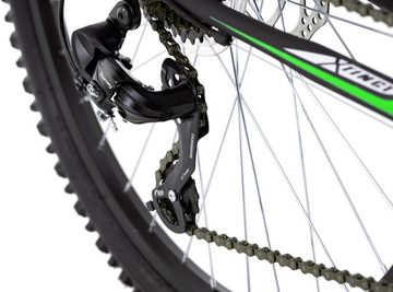 KS Cycling Mountainbike Xtinct, 21 Gang Shimano Tourney Schaltwerk, Kettenschaltung, für Herren, Kettenschaltung