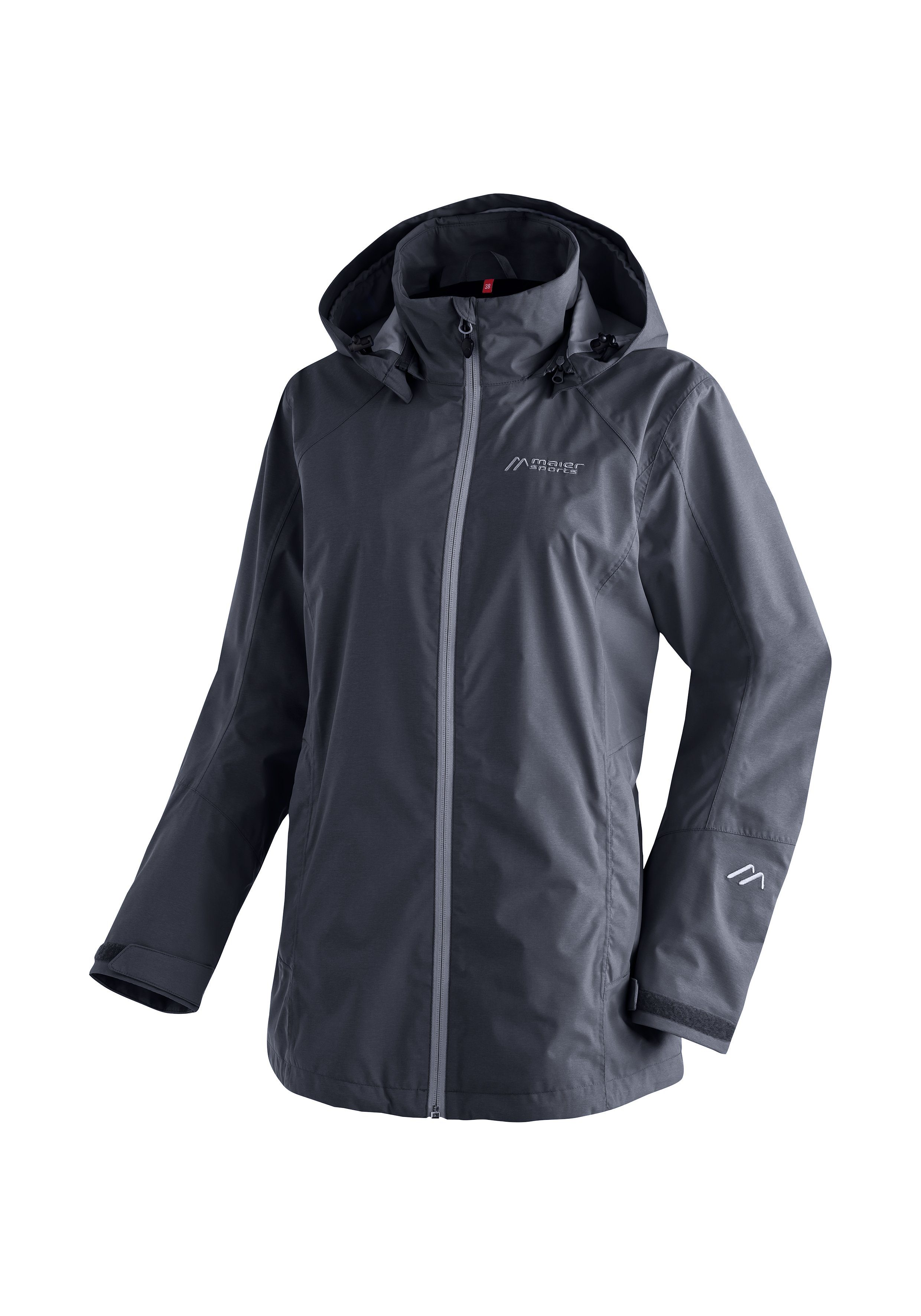 Maier Sports Funktionsjacke Partu Long W Atmungsaktive Outdoorjacke mit SilverPlus Technologie