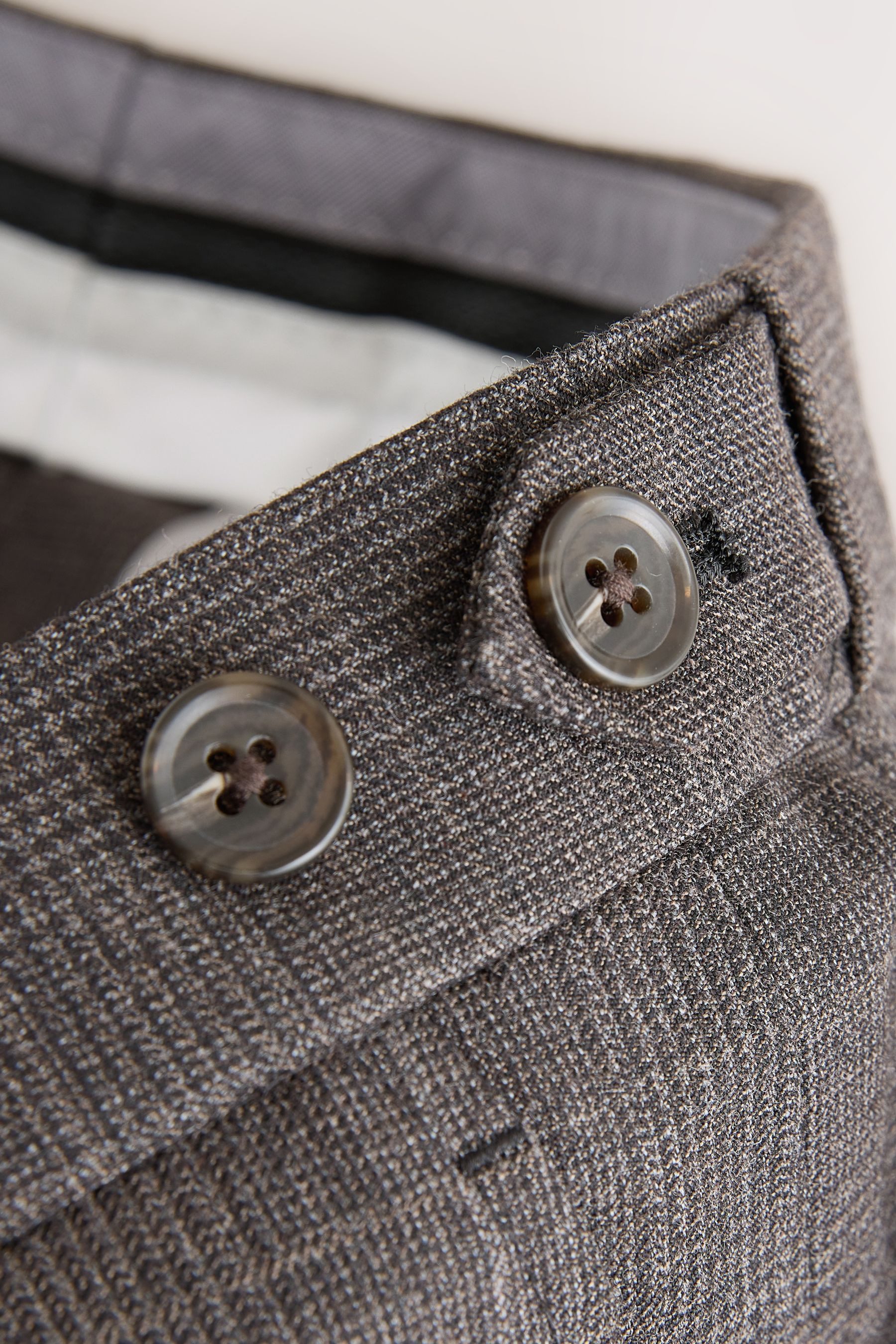 Next Stoffhose Signature Elegante Karohose mit Wollanteil (1-tlg)