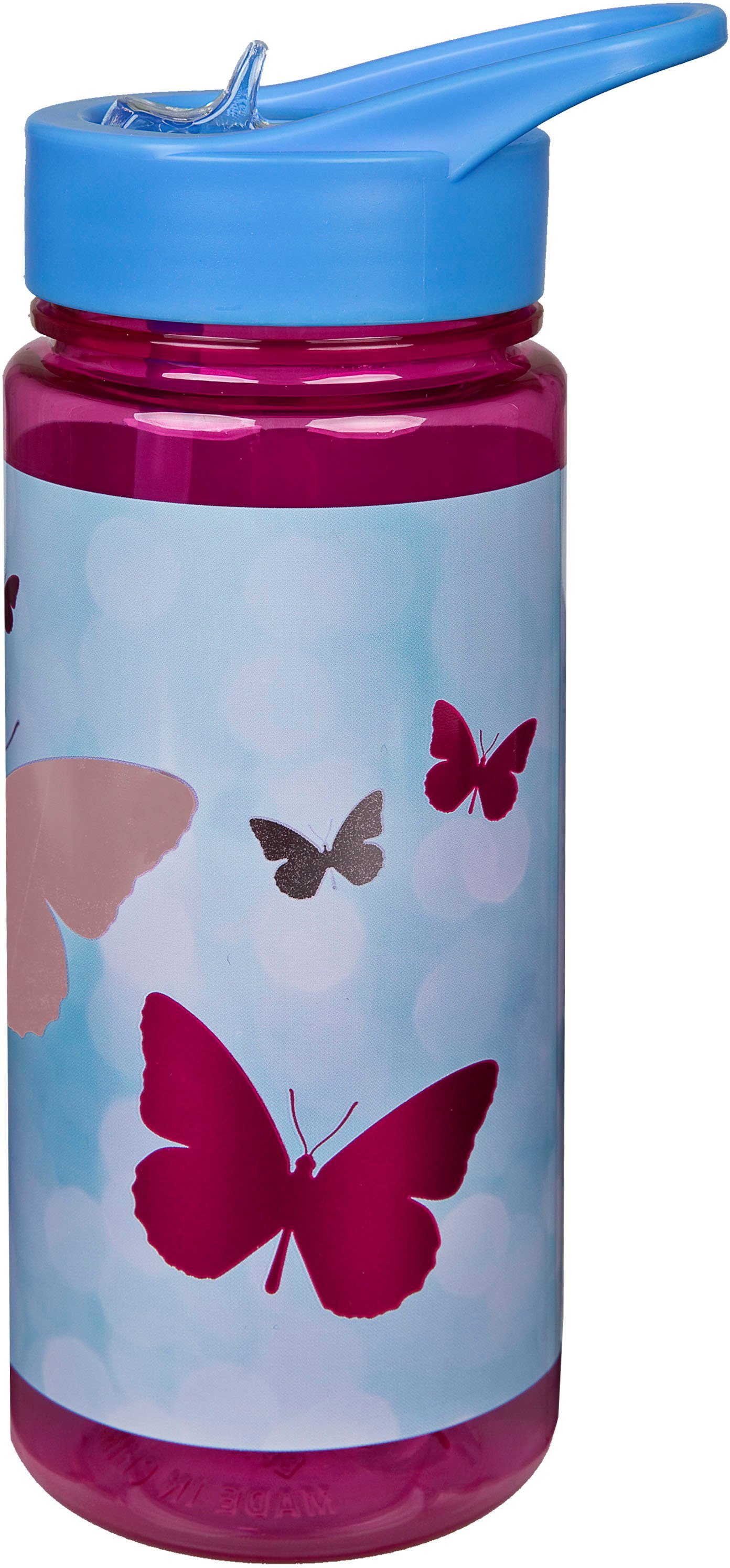 Brotzeitdose Scooli Trinkflasche Lunchbox (Set, Kunststoff, 2-tlg), Fly & Sparkle, &