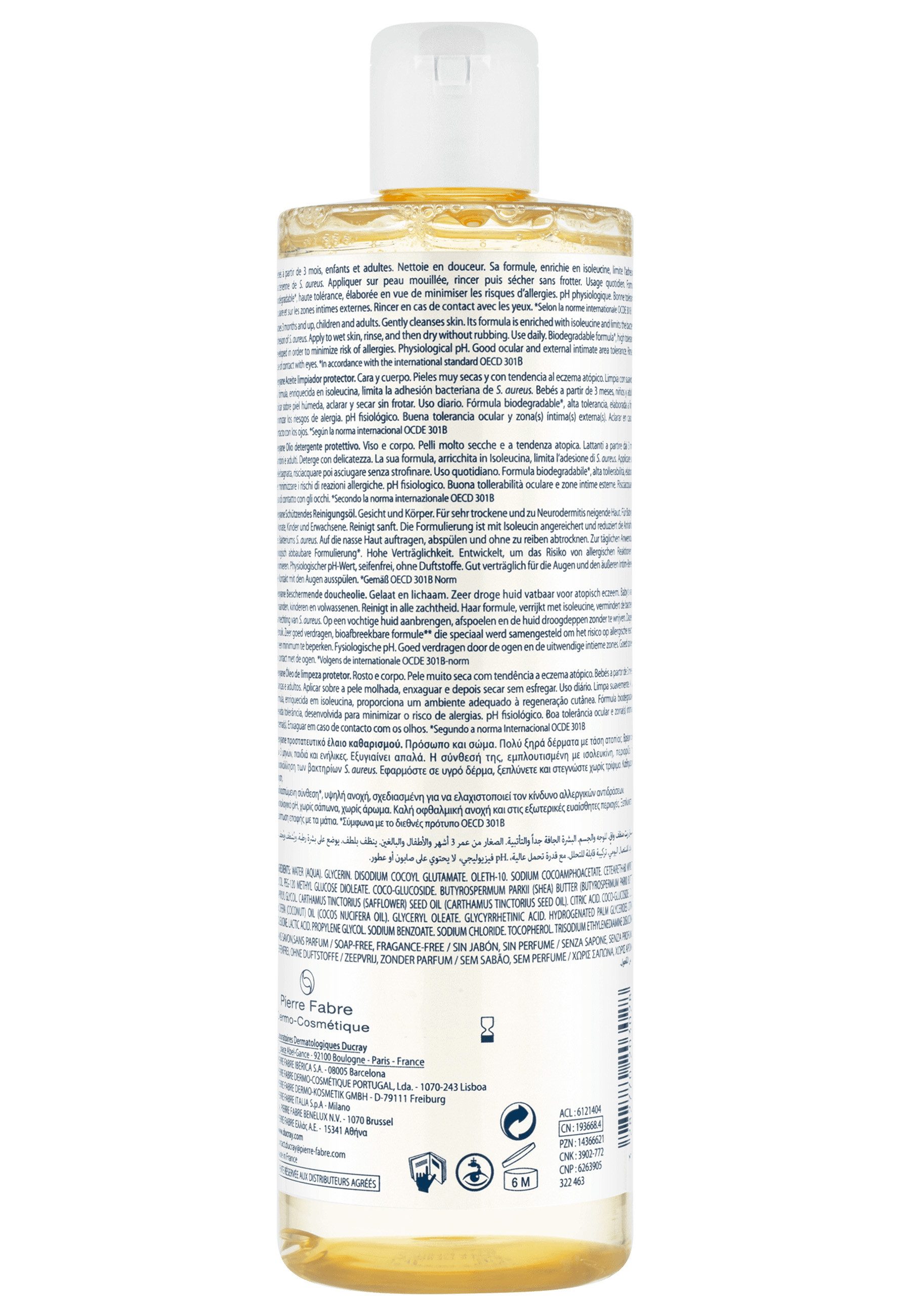 Ducray Gesichts-Reinigungsöl DEXYANE Schützendes Reinigungsöl, 1-tlg., mit pflanzlichen Ölen