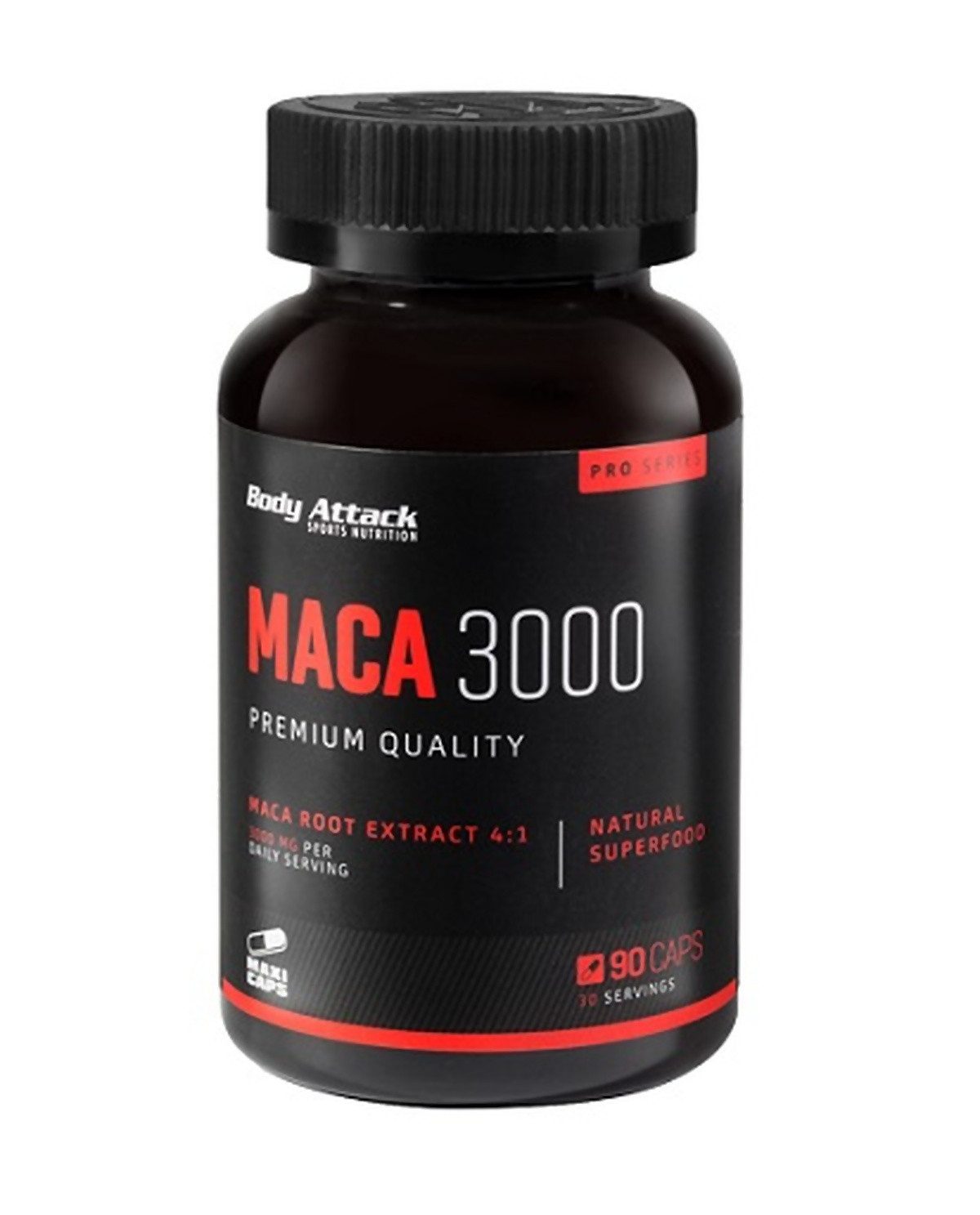 Body Attack Maca 3000 - 90 Caps Kapseln, 105 g