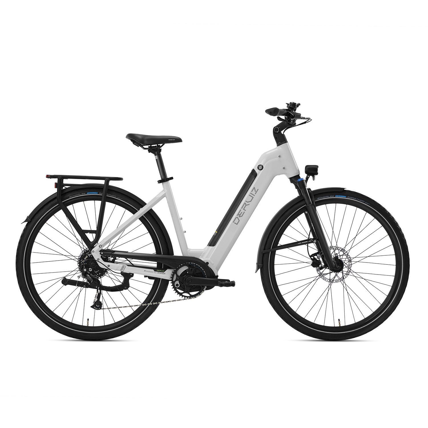 Thumbnail - DERUIZ E-Bike Trekkingrad 2025 MICA-G 28 Zoll E-Bike 250W 80Nm Mittelmotor, 48V / 644Wh Akku, 9 Gang SHIMANO Altus RD-M2...