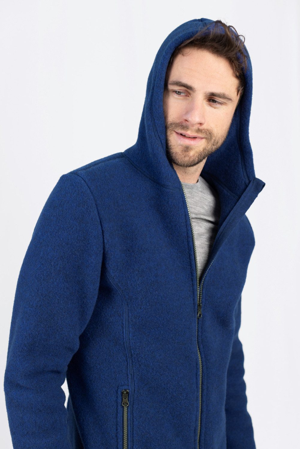 Engel Naturkleidung Kapuzenfleecejacke