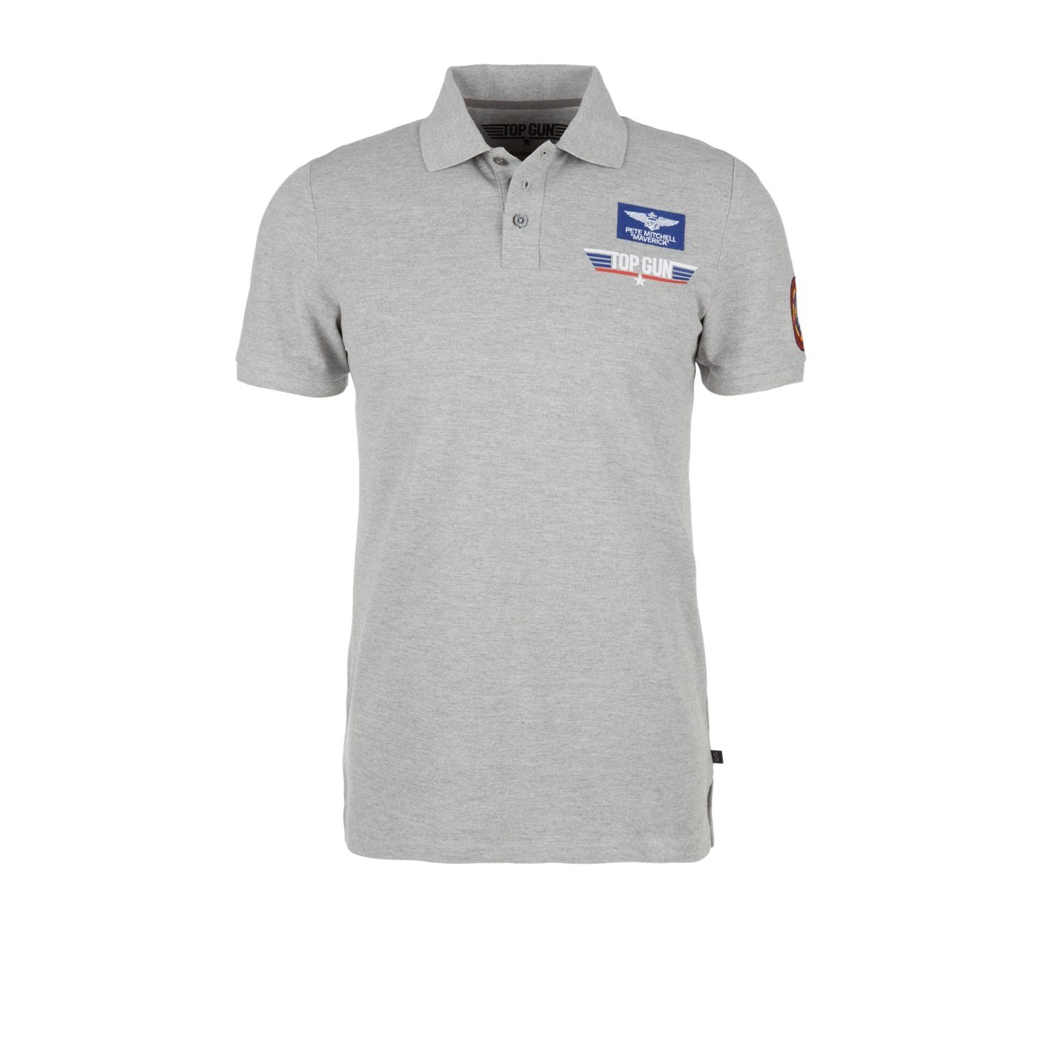 s.Oliver Poloshirt (1-tlg) mit Knopfleiste, Applikationen, Aufdruck, Slim fit, 1 Stück