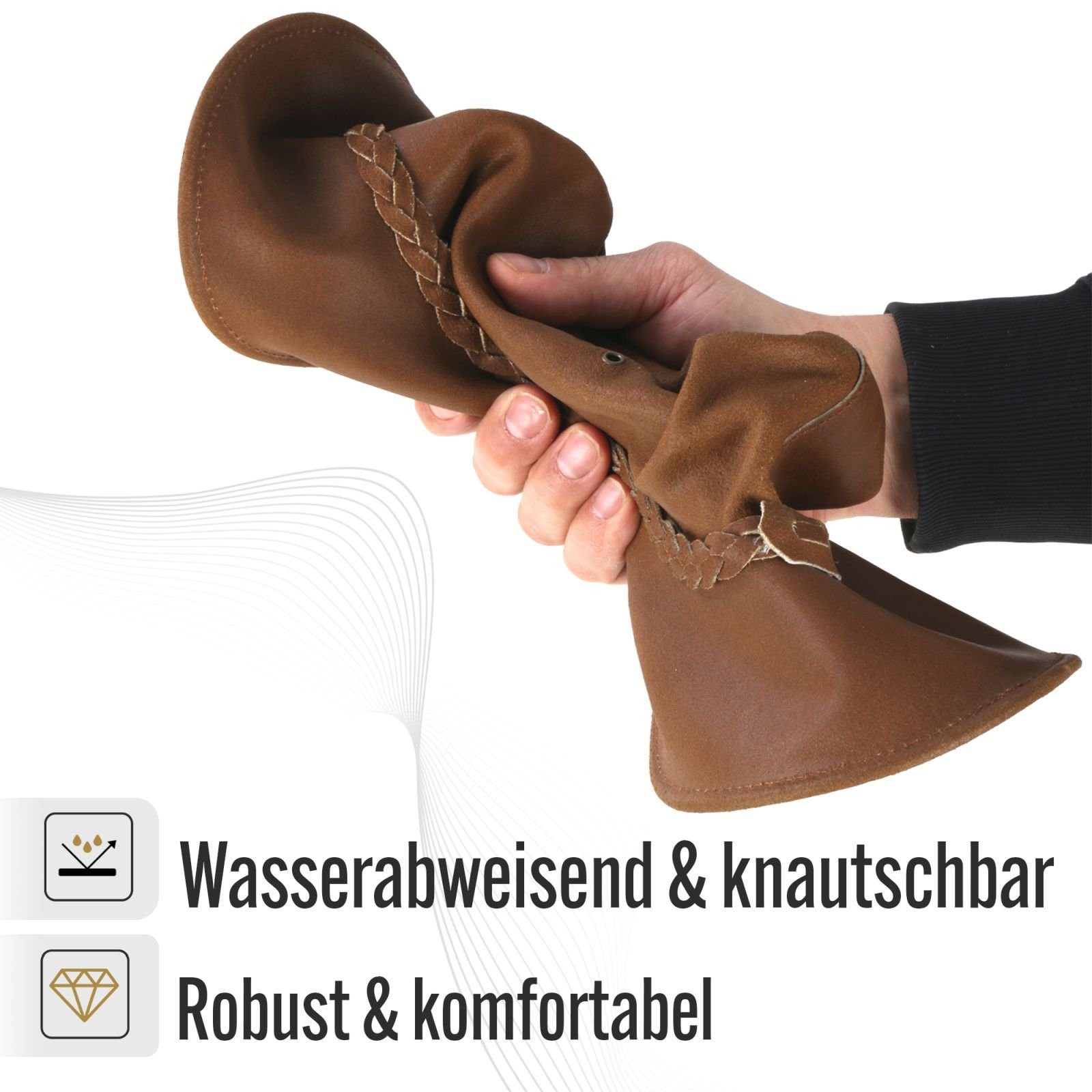 BLACK FOREST FOX Cowboyhut PERTH Unisex Western Cowboy Hut Reiten Leder Son günstig online kaufen