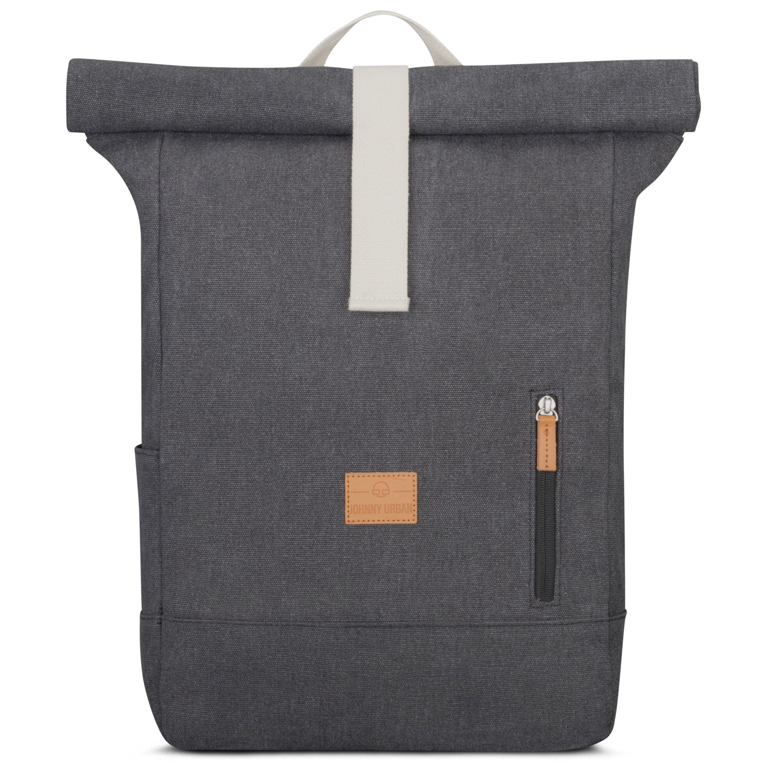 Johnny Urban Cityrucksack Adam Large, Rolltop Damen Herren, Laptop Fach, Wasserabweisend
