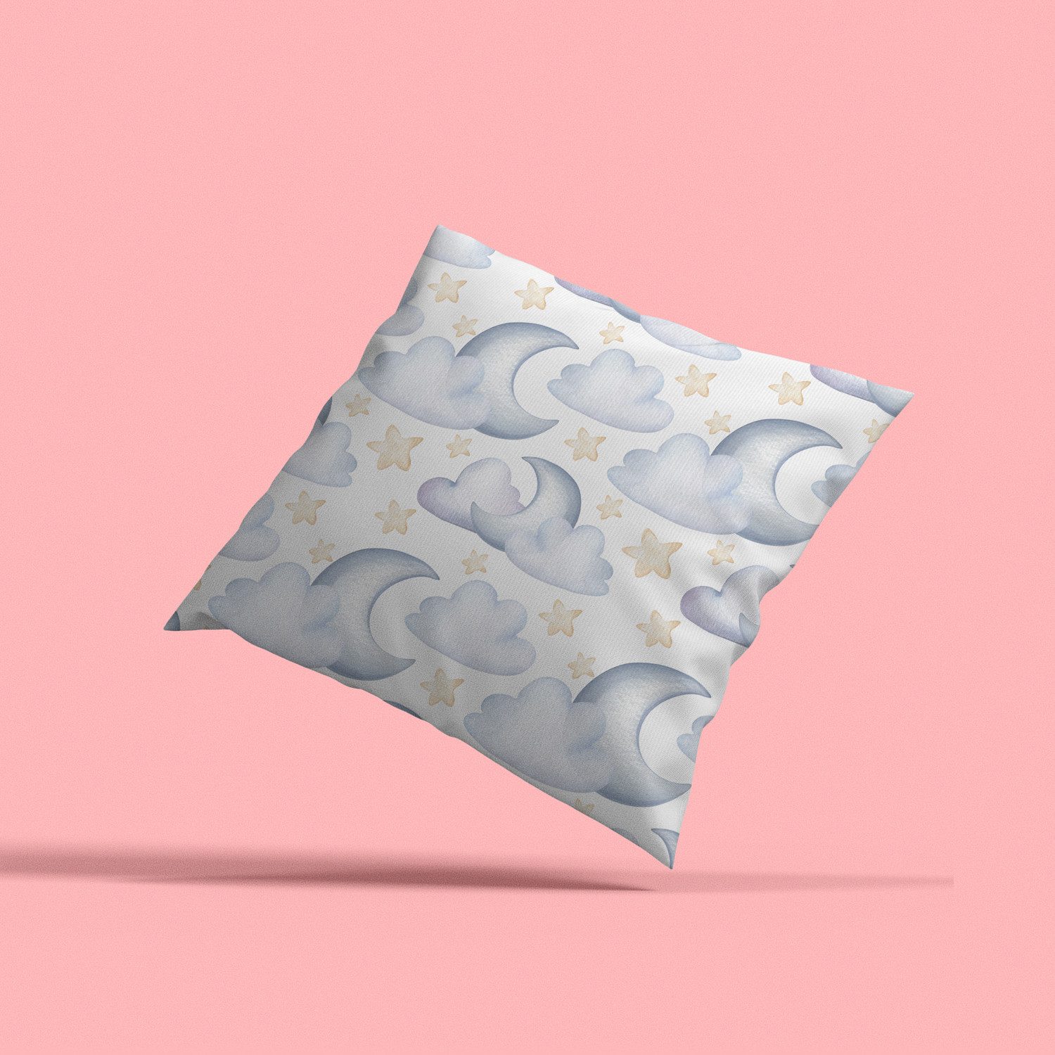 queence Dekokissen Sternenhimmel, Kissenhülle mit HD Premium Druck, geruchsneutral, 40x40cm