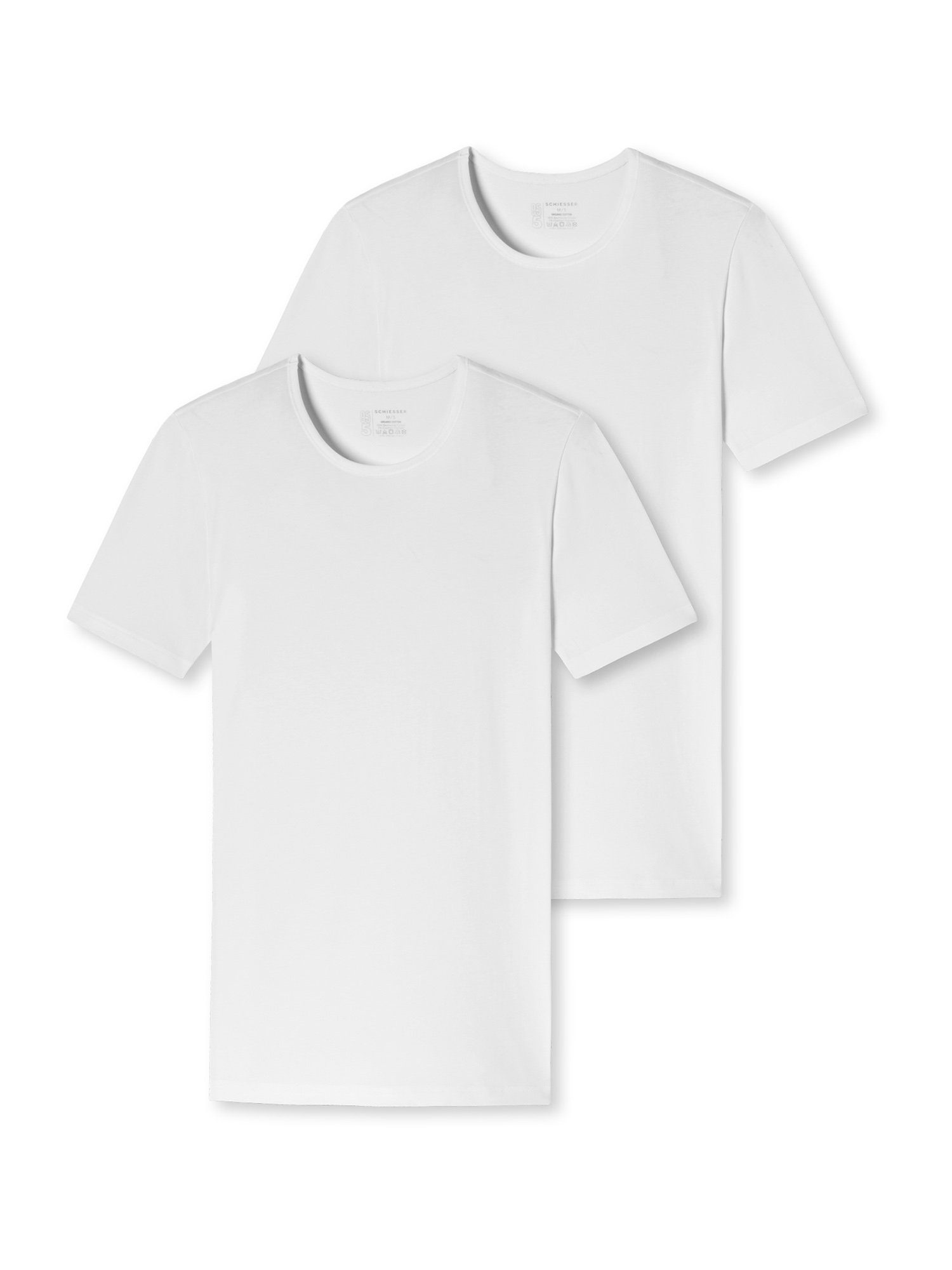 Schiesser T-Shirt 95/5 (2-tlg) 0 günstig online kaufen