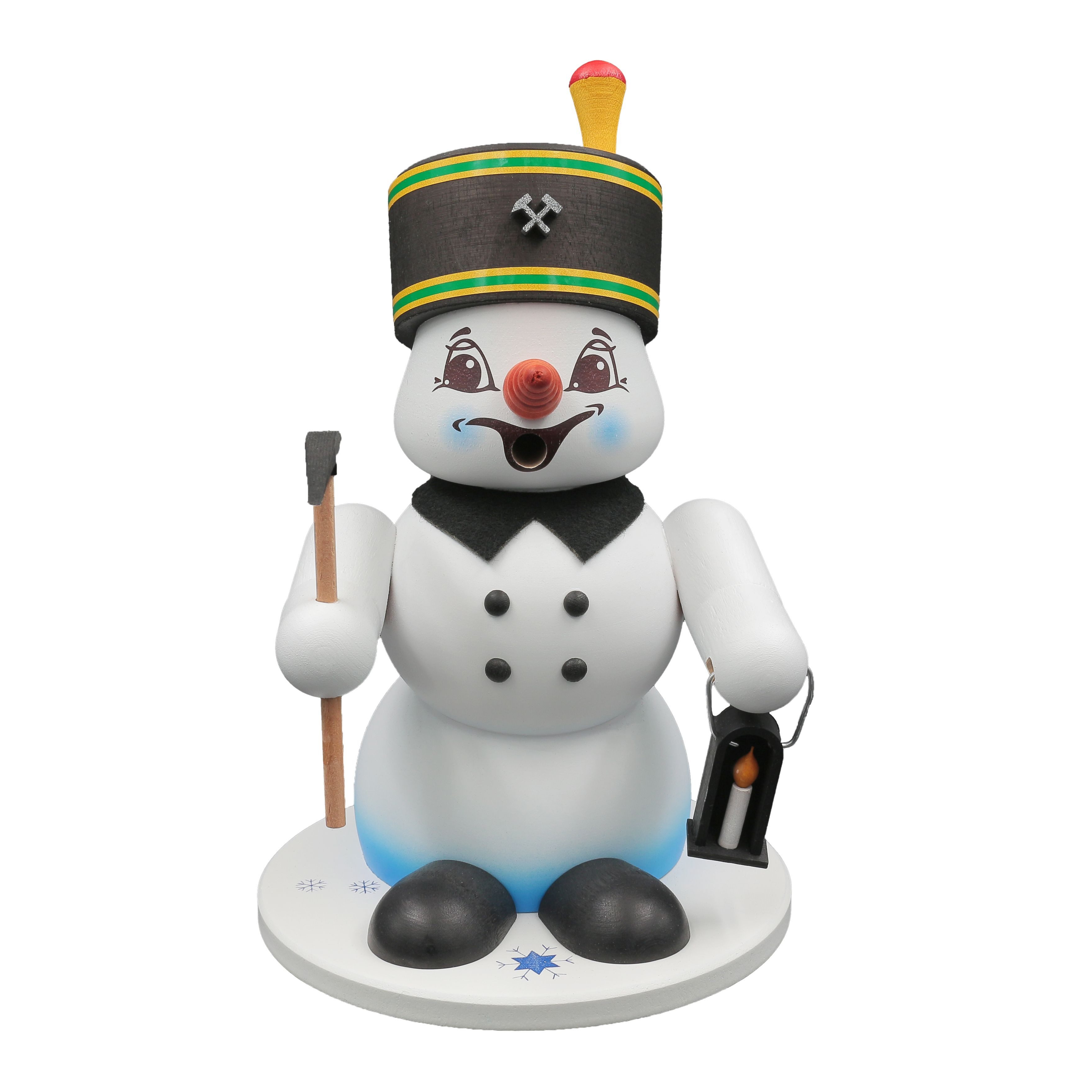 Schweda Räuchermännchen - Schneemann Weiß Mittel - Bergmann