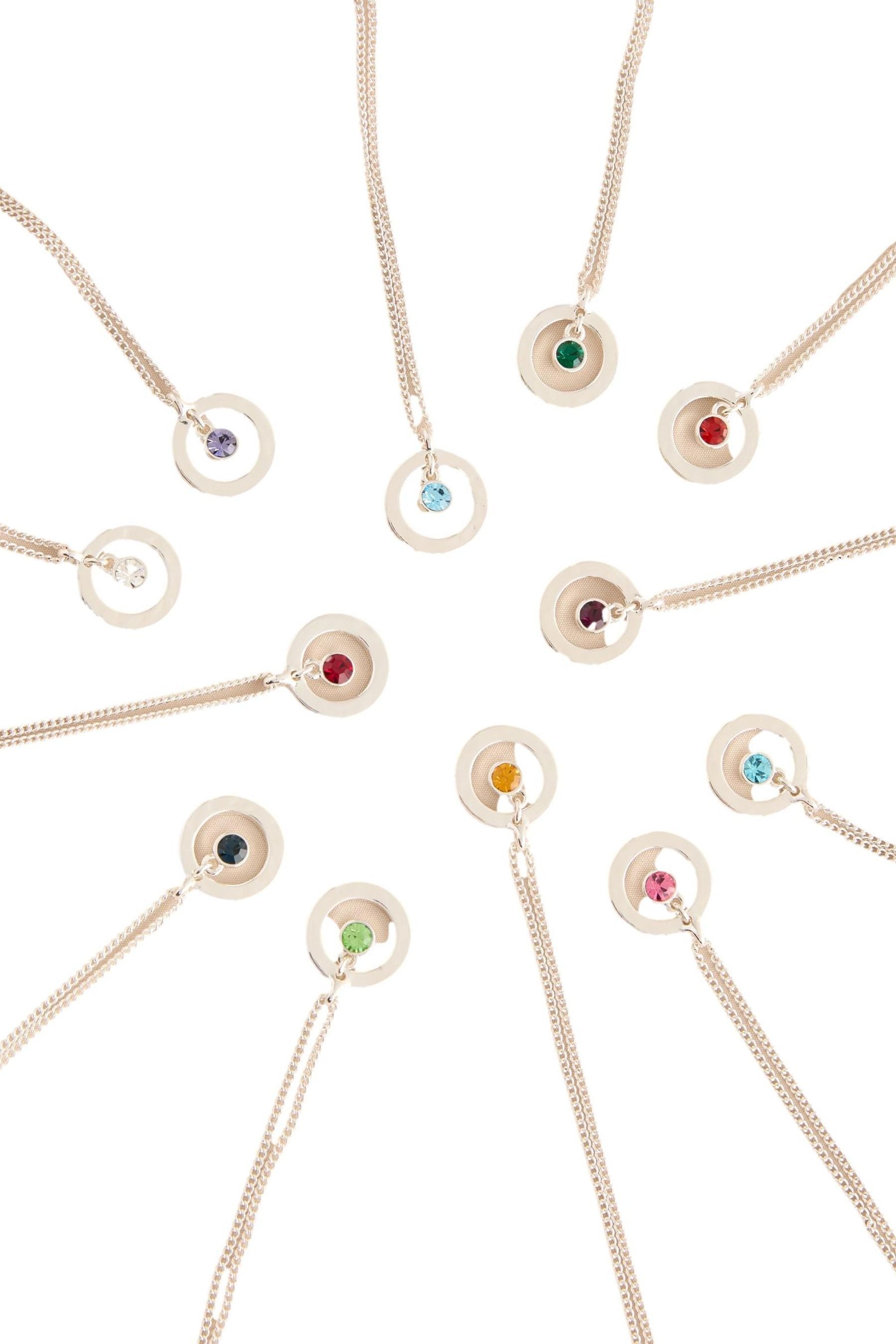 Next Kette mit Anhänger Halskette mit Plättchenanhänger, Geburtsstein (1-tl günstig online kaufen