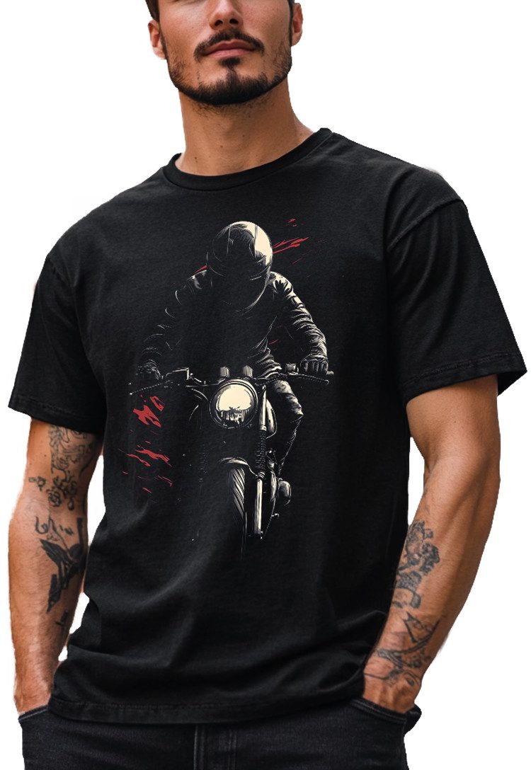 MAKAYA T-Shirt Bikershirt für Herren – Naked Bike Design für Motorradliebha günstig online kaufen