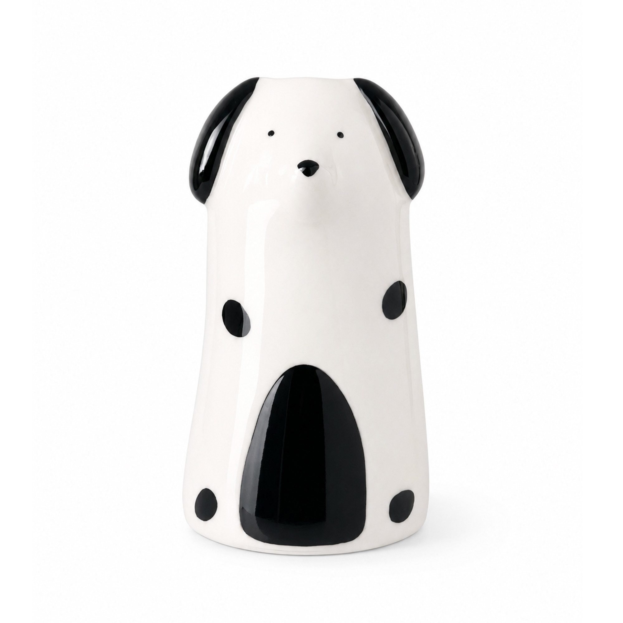 Helio Ferretti Dekovase Katze Hund (Keramik, 1 St., Blumenvase), ca. 12 x 13 x 20 cm