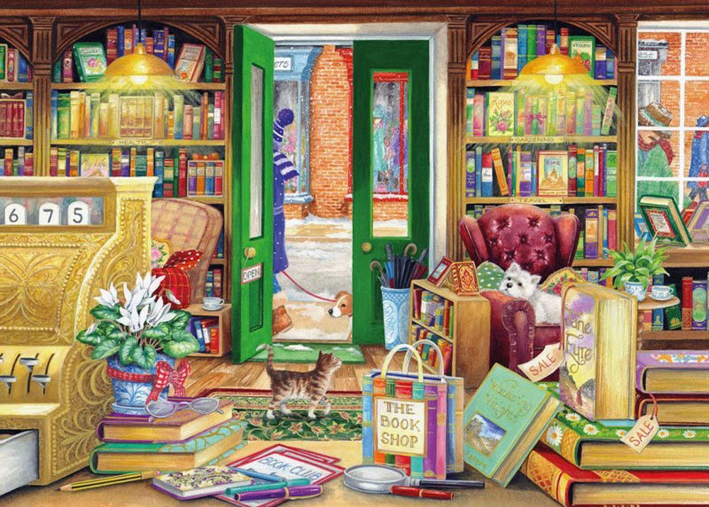 Otter House Puzzle Der alte Bücherladen, günstig online kaufen