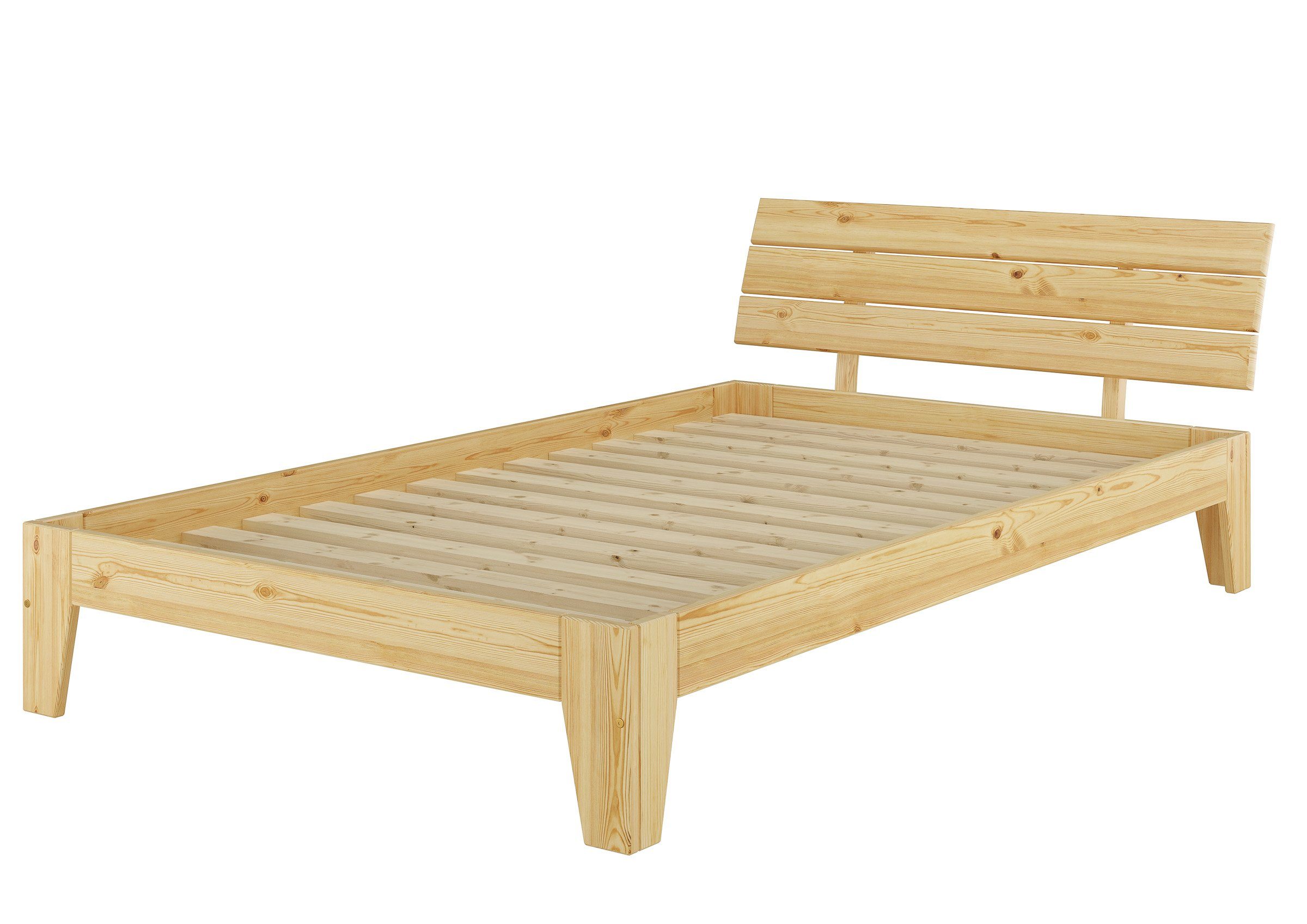 ERST-HOLZ Bett Kieferbett Einzelbett Massivholz Studentenbett günstig online kaufen