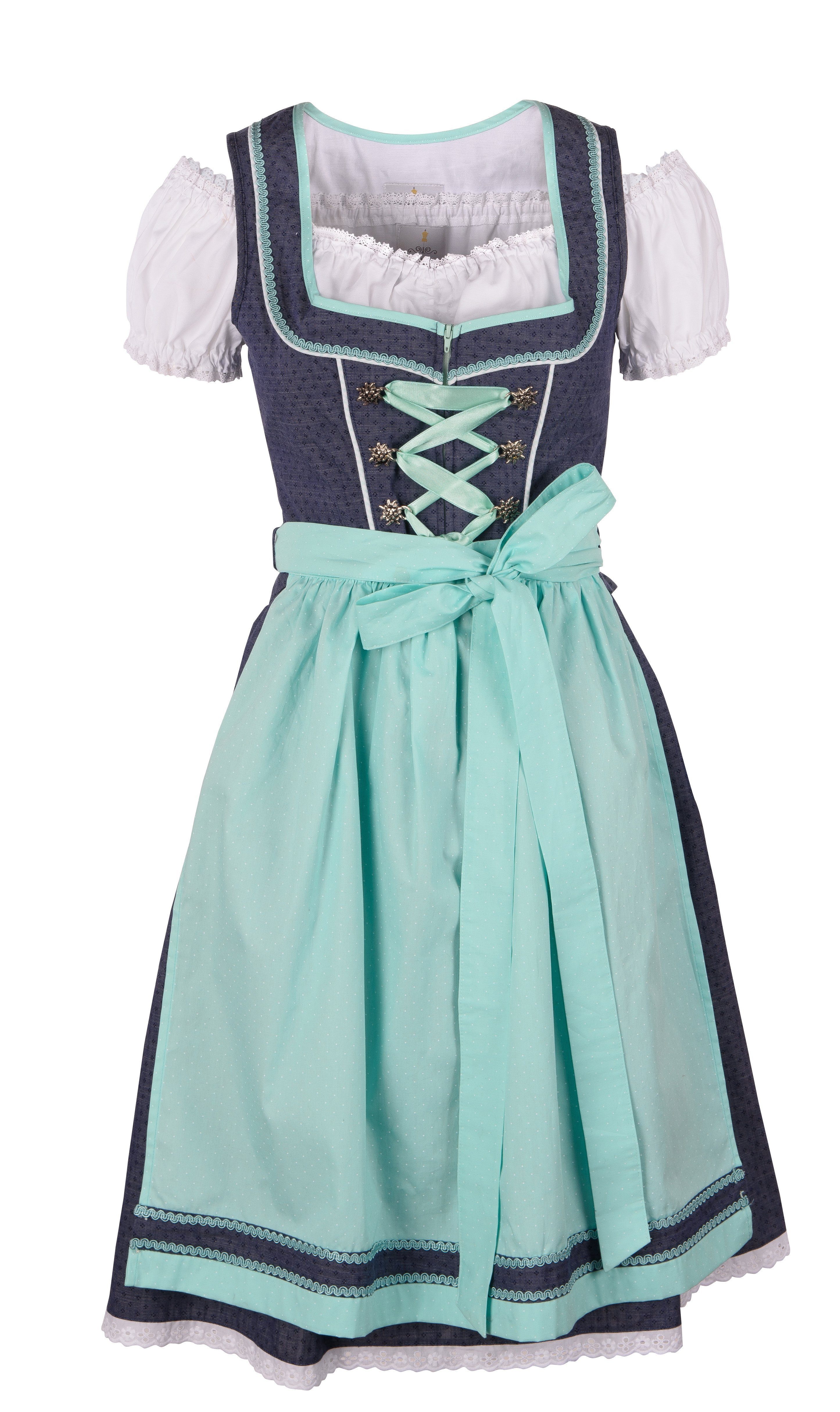 Ramona Lippert Dirndl Damendirndl Clara jeansoptik günstig online kaufen