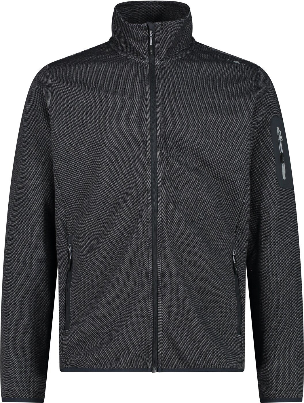 CMP Fleecejacke MAN JACKET NERO-GRAFFITE günstig online kaufen