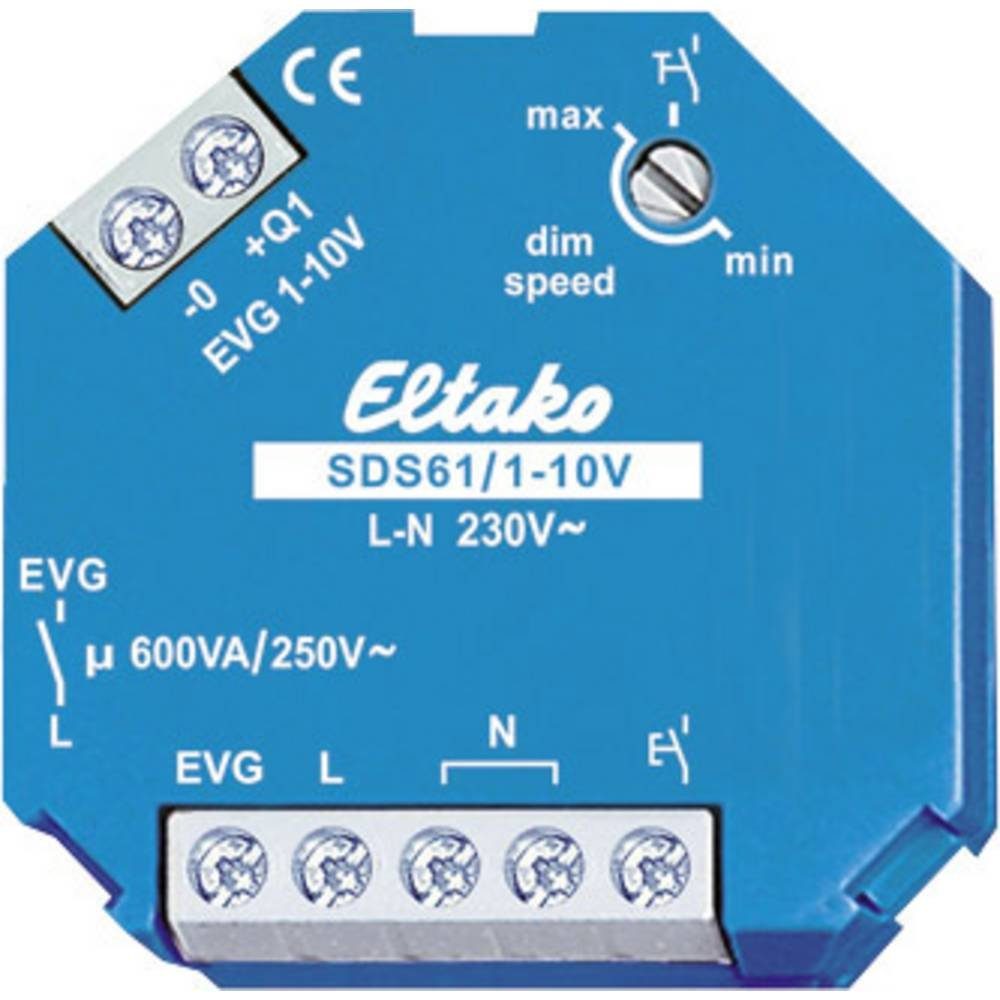 Eltako Drehdimmer 1-10V-Steuer-Dimmschalter 1-10V für EVG. 1 Schließer nicht 61100800