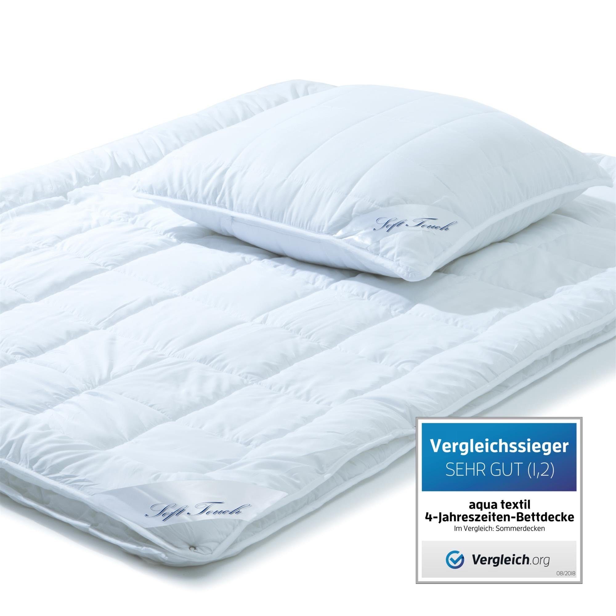 aqua-textil Bettdecke, Kopfkissen + Topper Soft günstig online kaufen