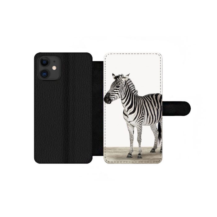 MuchoWow Handyhülle Zebra - Mädchen - Tiere - Kinder - Jungen Handyhülle Telefonhülle Apple iPhone 12 Pro