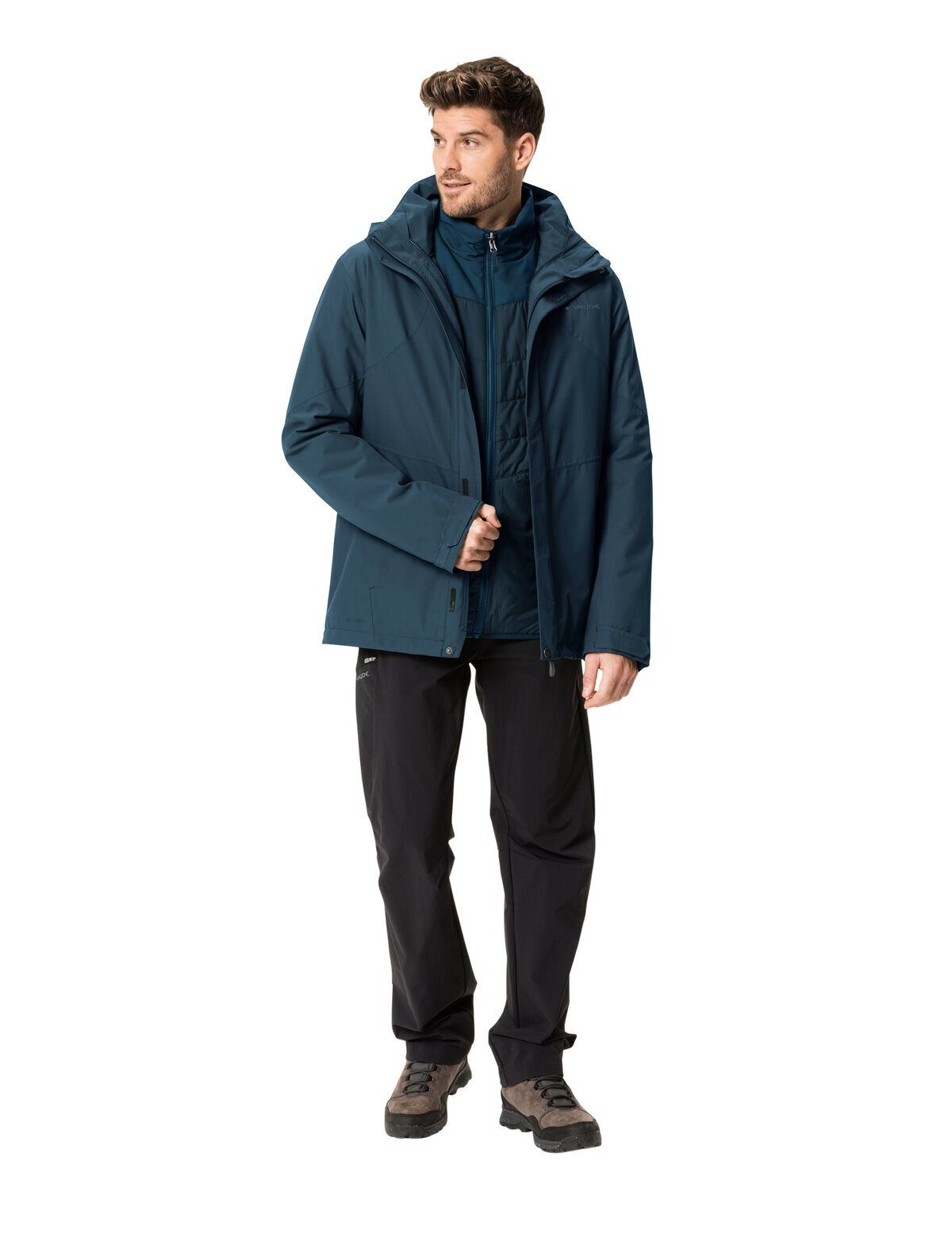 dark Jacket Doppeljacke Caserina uni sea 3in1 VAUDE (2-St) Men's II