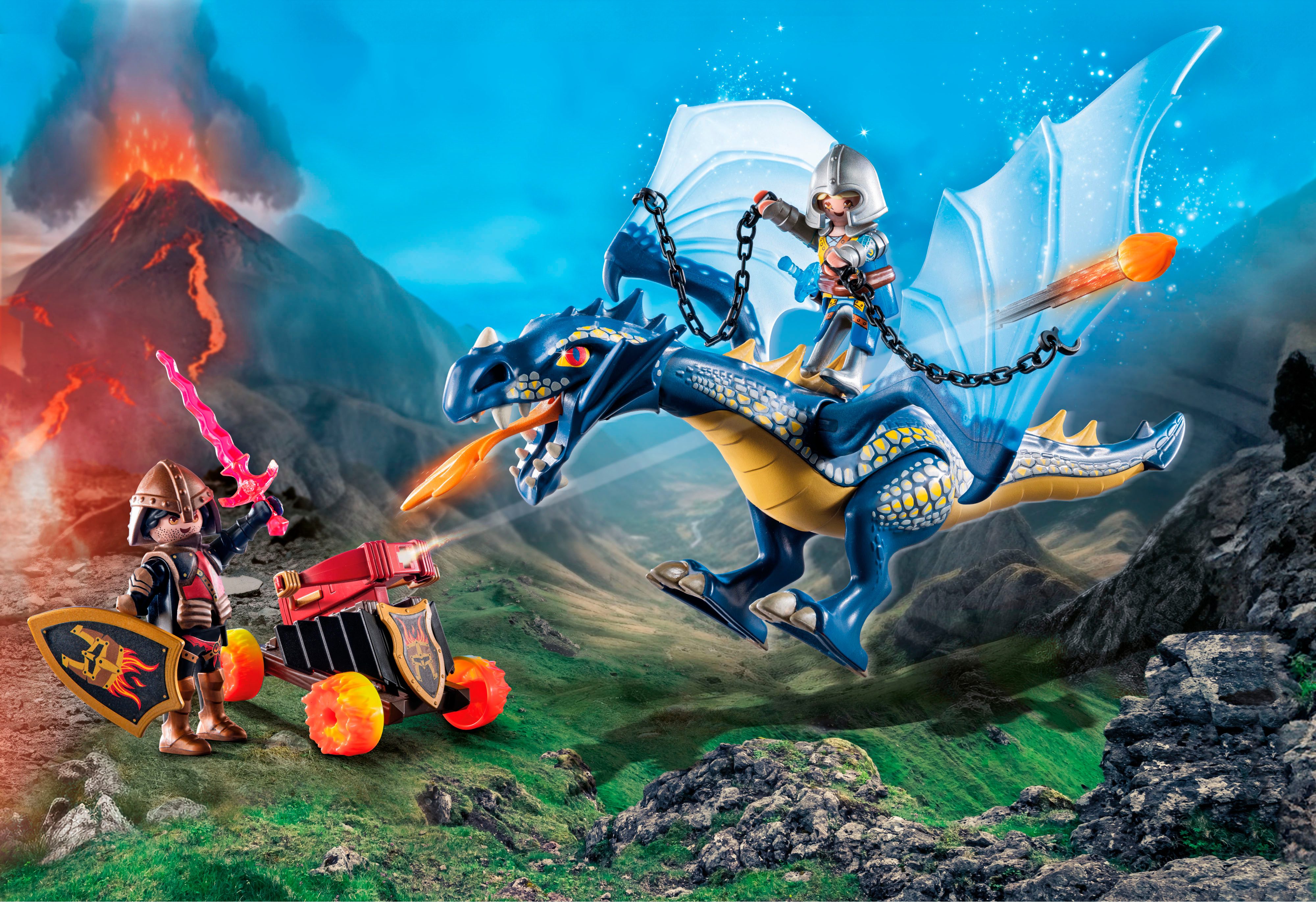 Playmobil® Drache im Gefecht (71644), Novelmore Konstruktions-Spielset, (39 günstig online kaufen