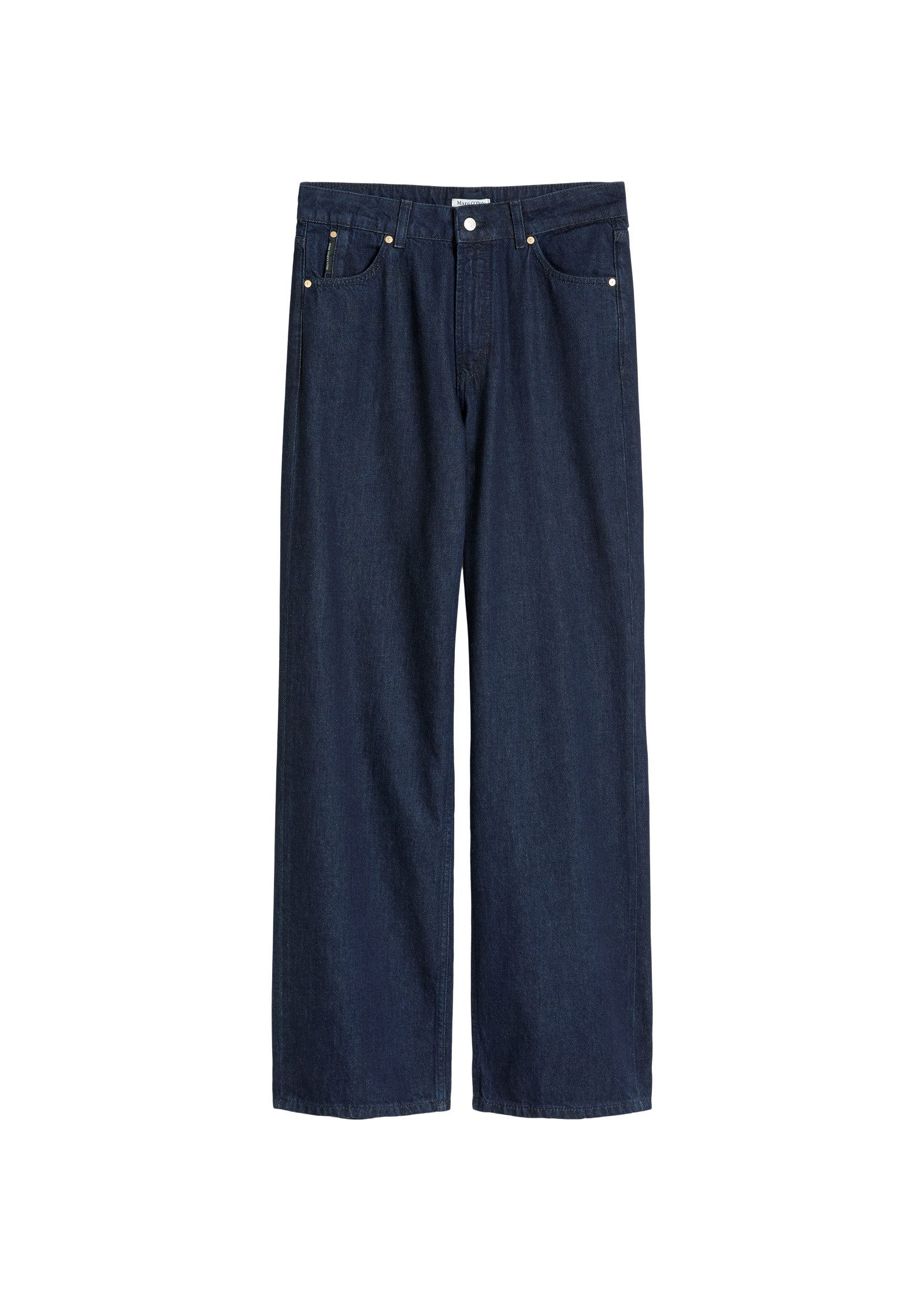 Marc O'Polo DENIM Weite Jeans aus Bio-Baumwolle ohne Stretch