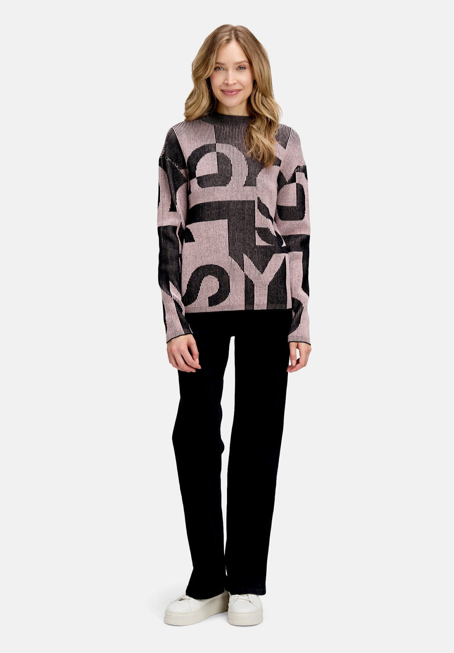 Betty Barclay Strickpullover Damen mit Jacquard (1-tlg)