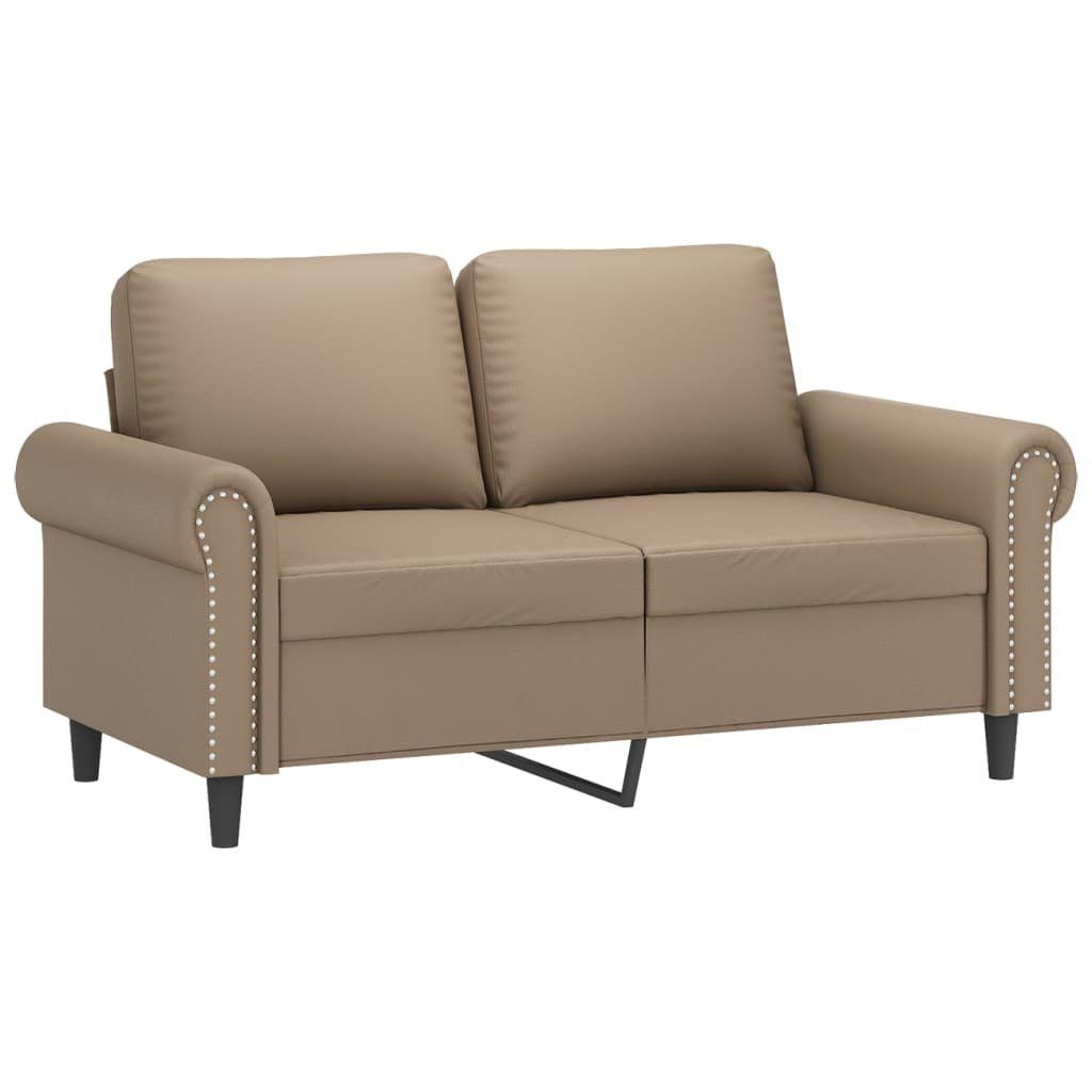 vidaXL Sofa 2-Sitzer-Sofa Cappuccino-Braun 120 cm günstig online kaufen
