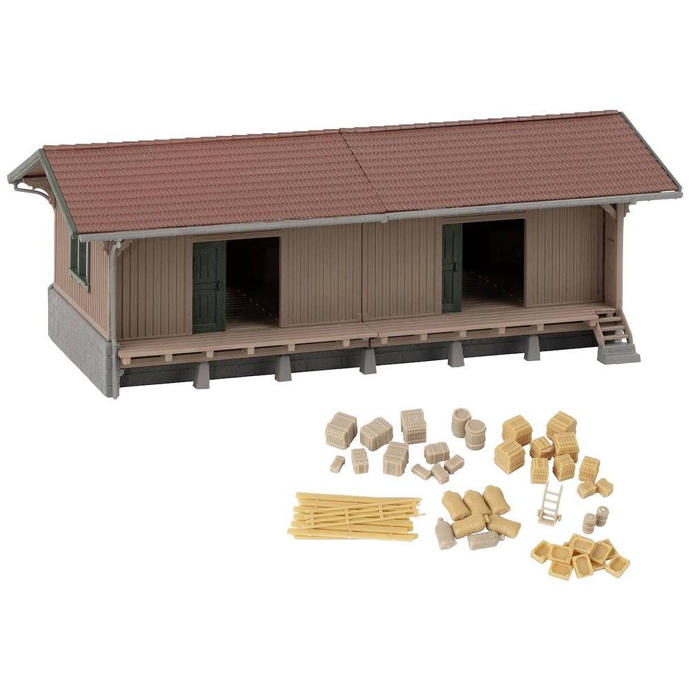 Modelleisenbahn-Set H0 Güterschuppen