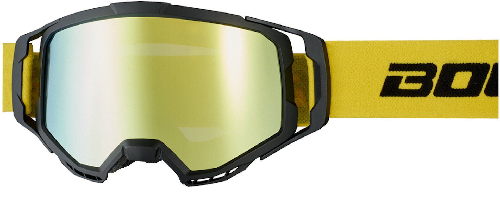 Bogotto Brille B-1 Yellow/Black Motocross Motorradbrille