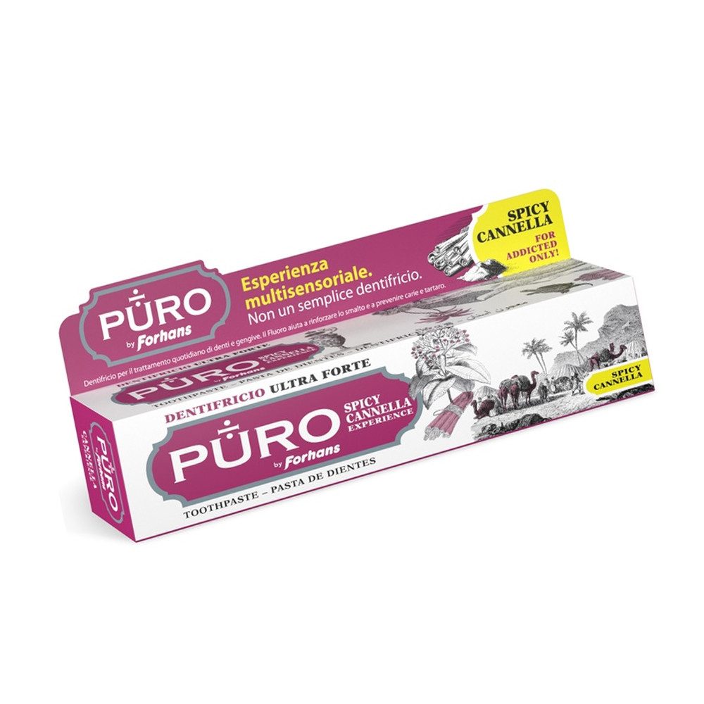 Puro Zahnpasta Forhans PURO Spicy Cinnamon (Zimt)Zahncreme 75ml