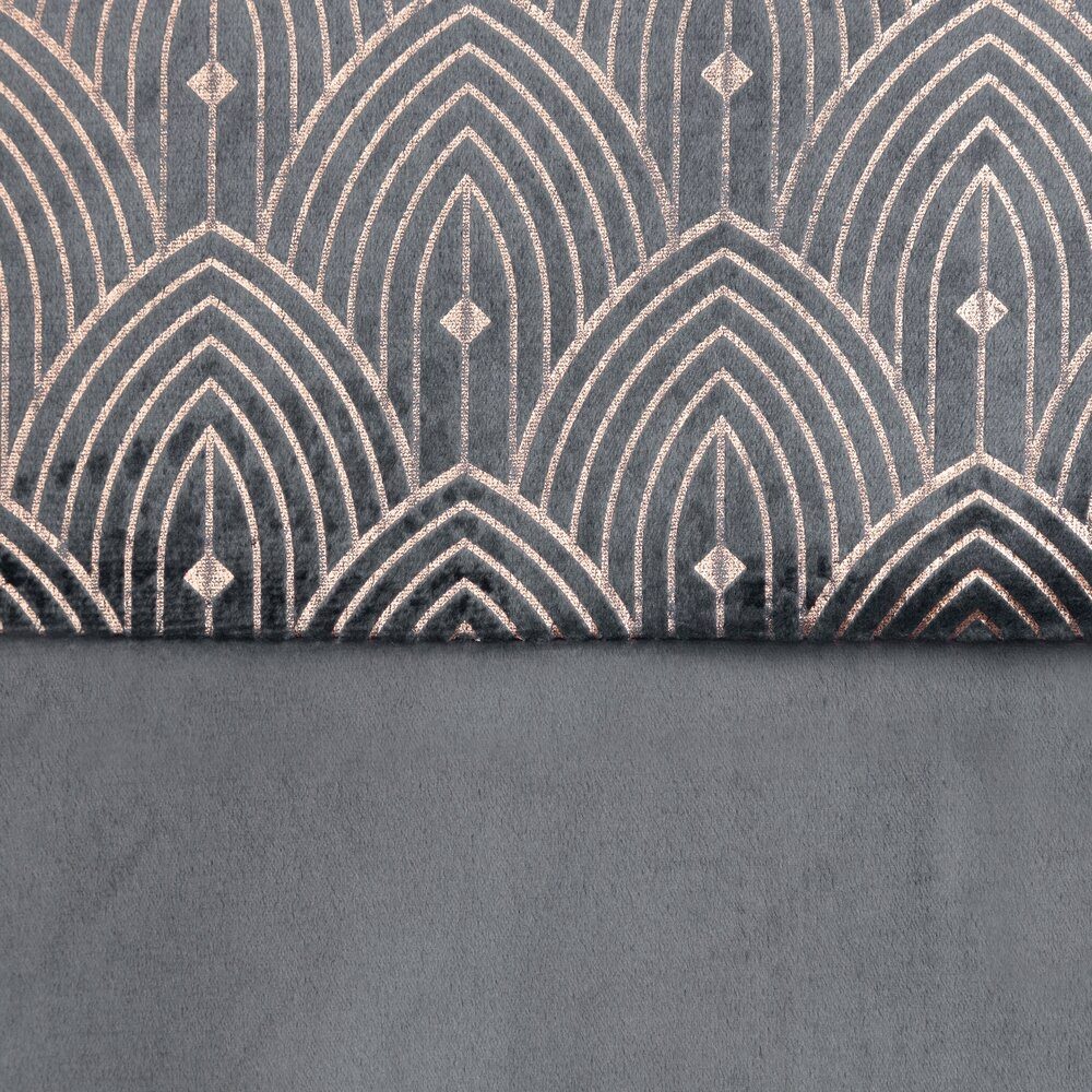 Design91 Vorhang AGNES (1 St), Ösen, blickdicht, Samt, Veloursvorhang mit dekorativem Muster