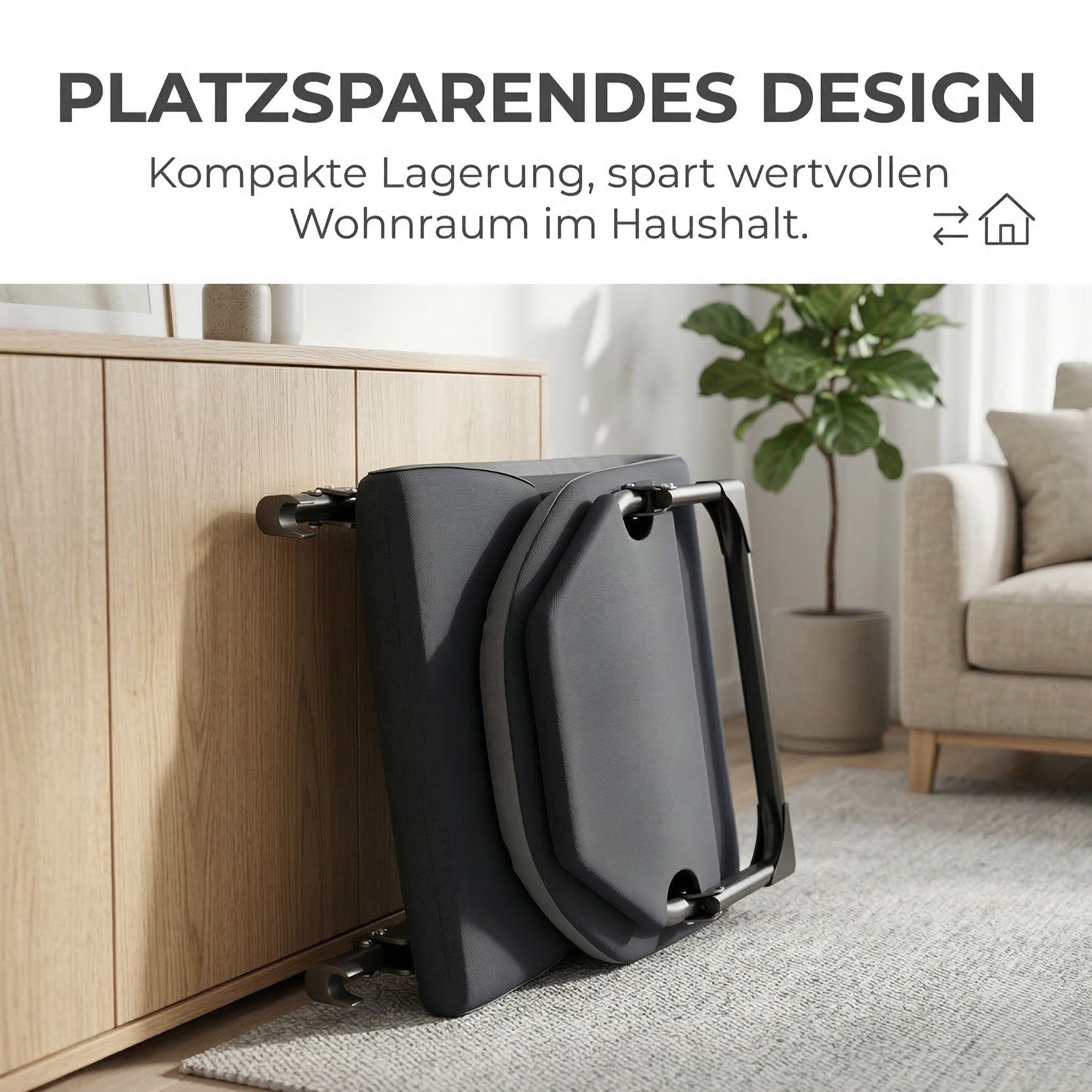 Norvéa Home Relaxliege Klappbare Gartenliege Relaxliege 191x68 cm mit Kissen 200 kg, 6-fach verstellbar, faltbar, bis 200 kg, mit Kissen