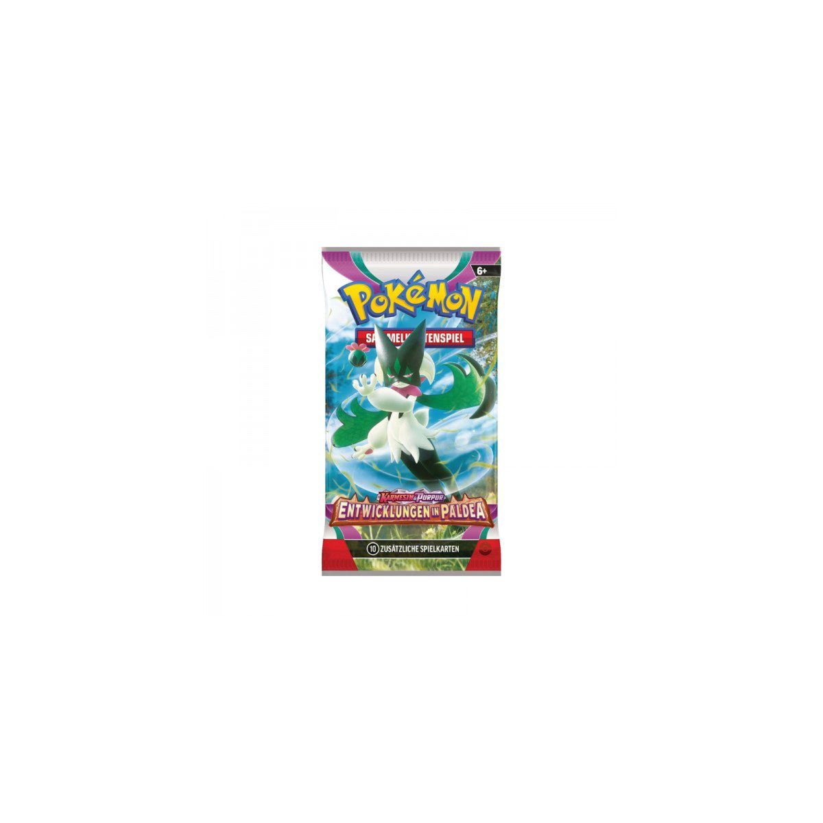 The Pokémon Company International Sammelkarte Karmesin & Purpur Entwicklungen in Paldea - Booster-Pack DE