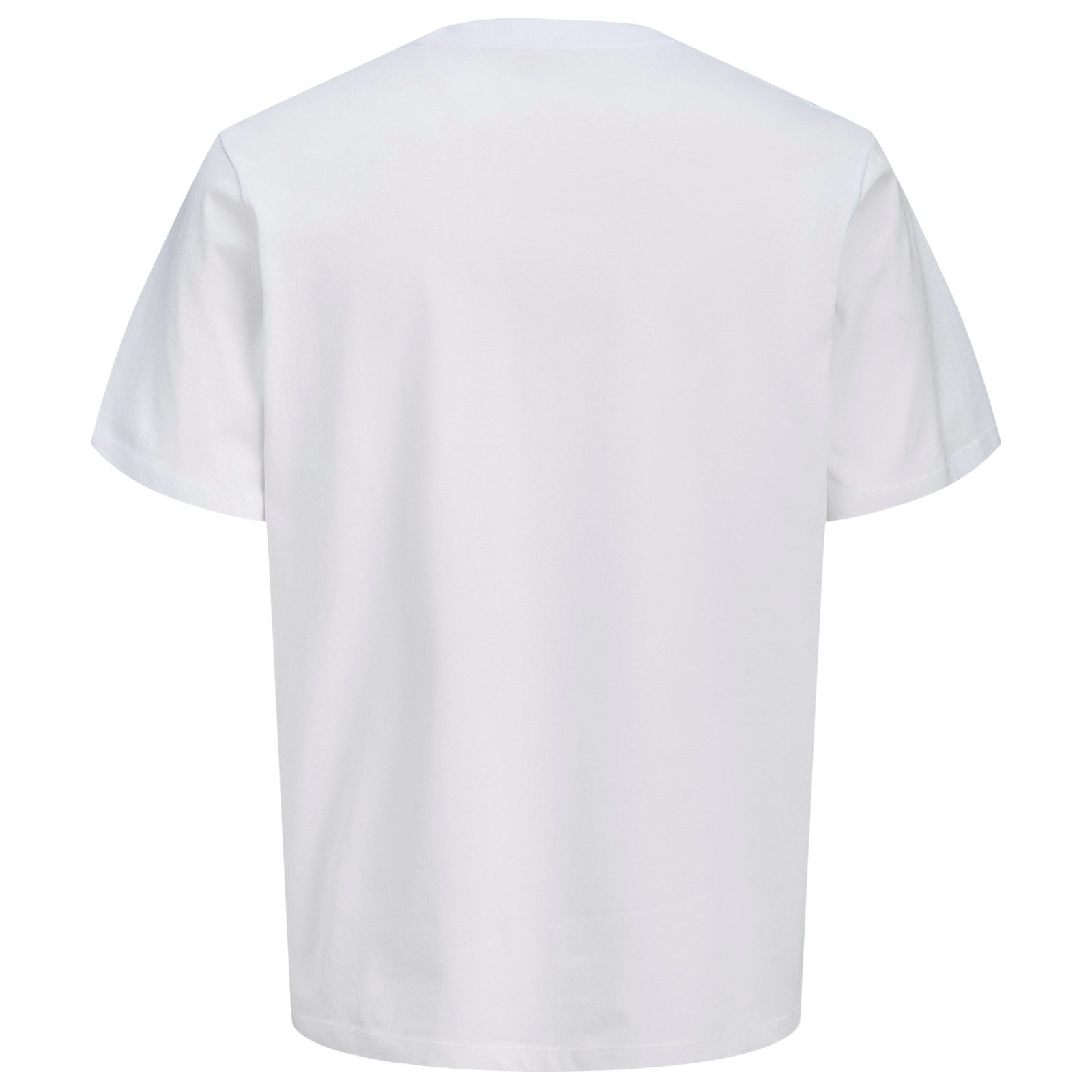 Jack & Jones Rundhalsshirt Jack&Jones Übergrößen T-Shirt weiß JJINDIANA – Bild 4 von 4