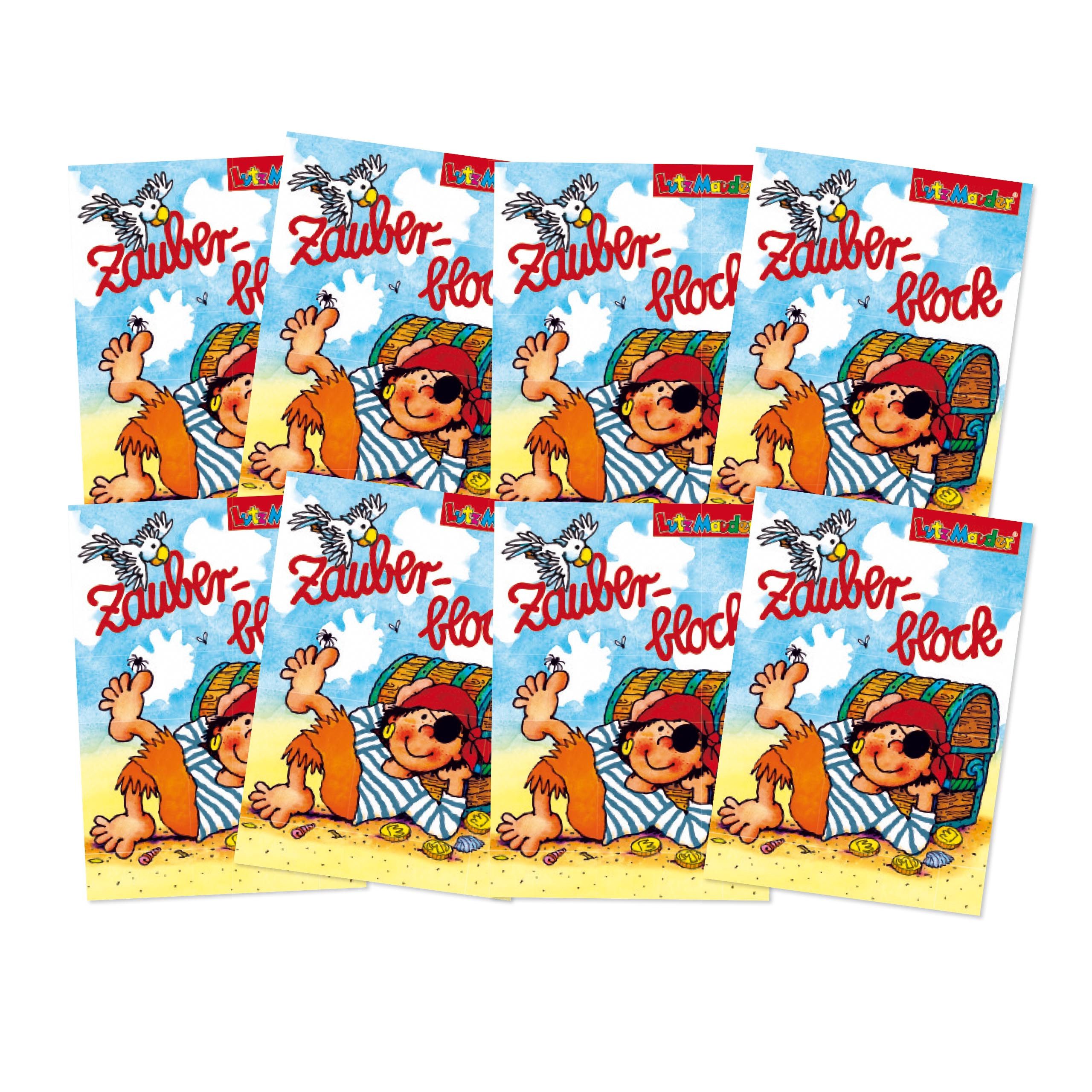 Lutz Mauder Verlag Malvorlage Malbuch Zauerblöckchen 8er Set - Mitgebsel für den Kindergeburtstag (8er Set)
