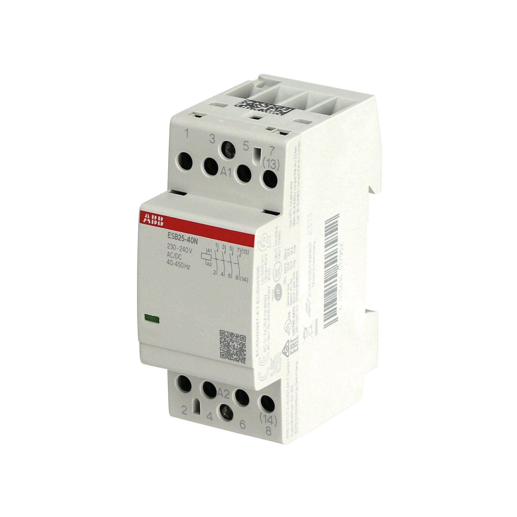 ABB Relais-Modul ABB Installationsschütz ESB25-40N-06, 25 A, 4S/0Ö, 230...240 V