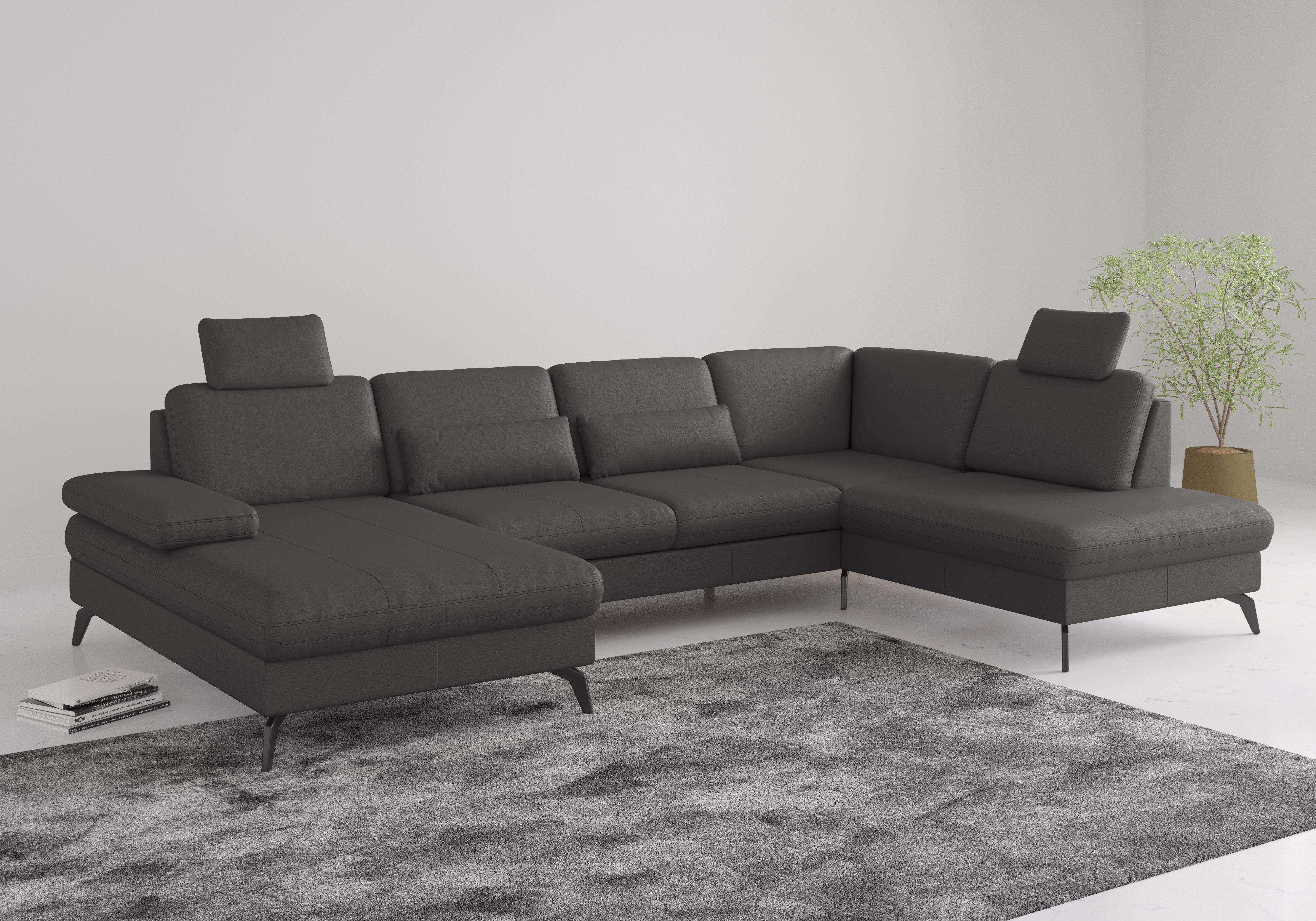sit&more Wohnlandschaft Morris Jubi, wahlweise mit Armteilverstellung, Bettfunktion & Bettkasten