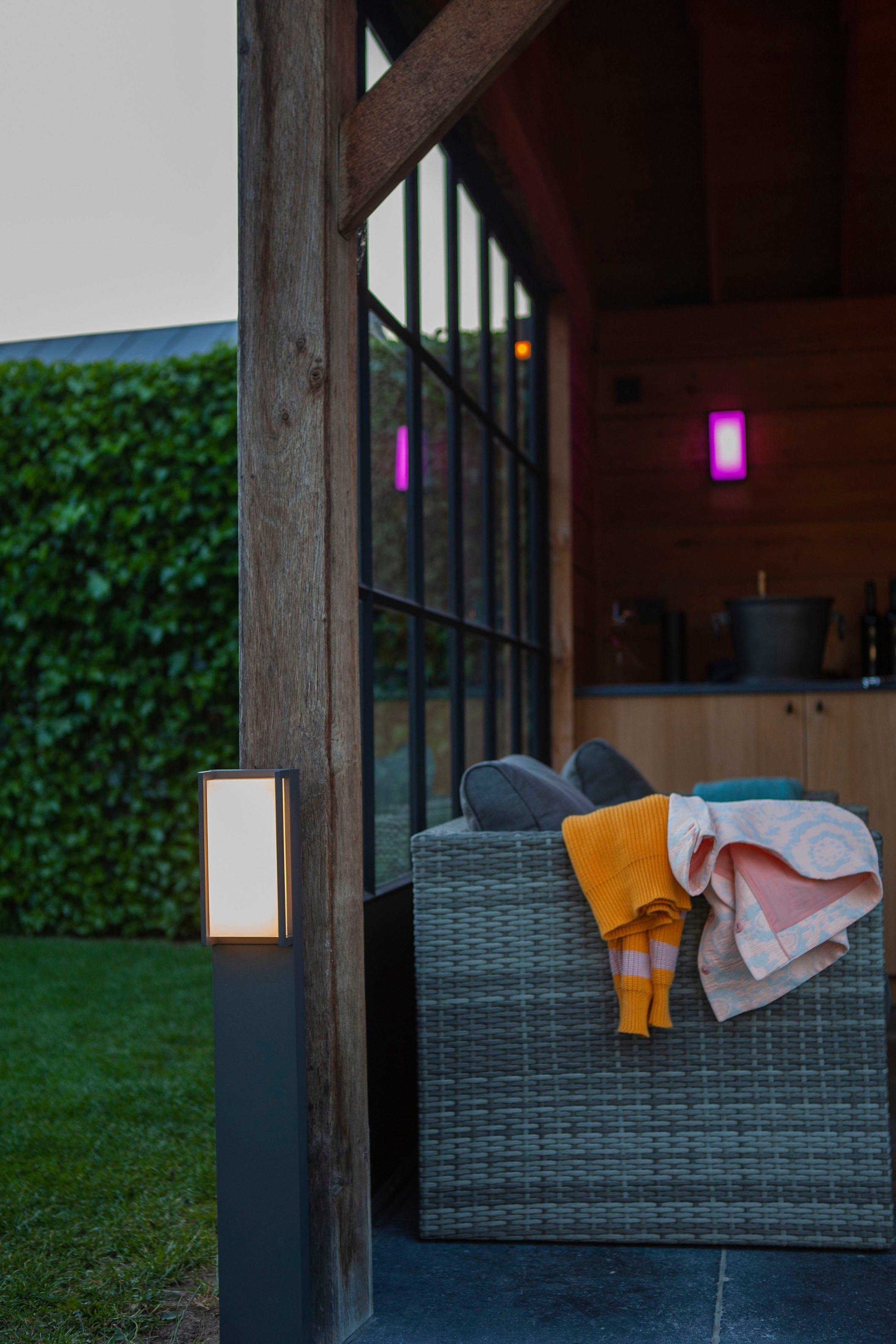 fest LED-Leuchte QUBO, Smarte LED LUTEC integriert, Smart-Home