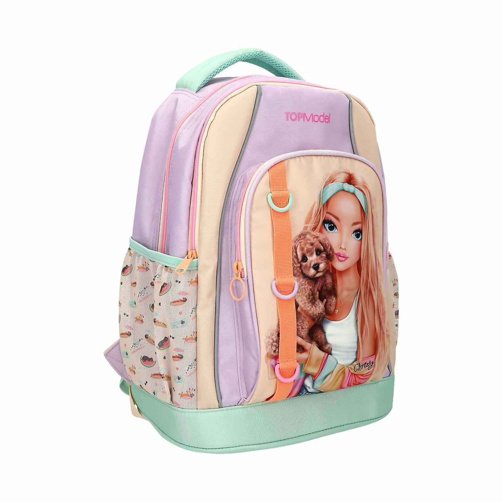 Depesche Kinderrucksack TOPModel Schulrucksack SUNNY DOG 19 x 30 x 40 cm (1 Rucksack, 1-tlg)