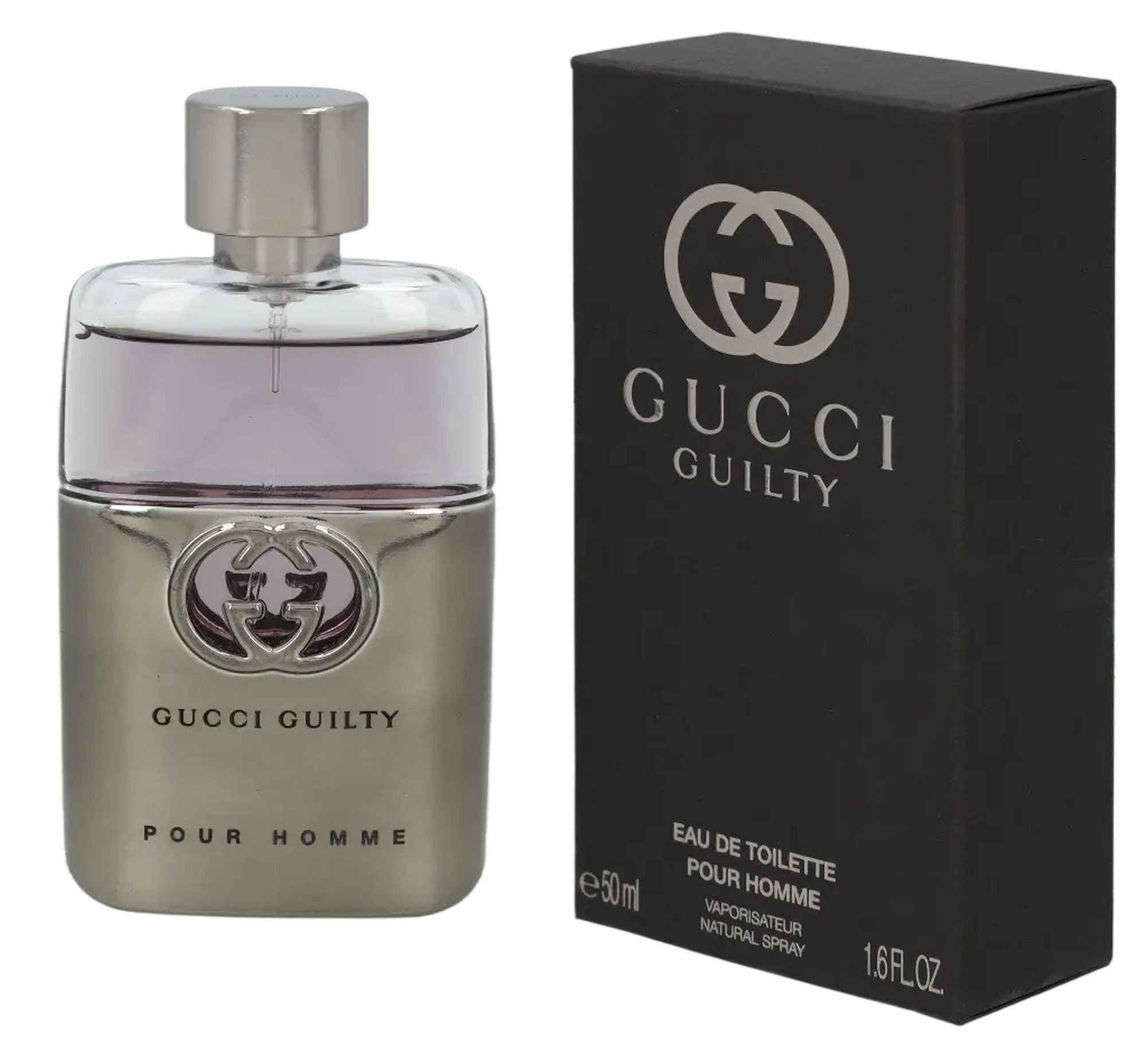 GUCCI Eau de Toilette Guilty Pour Homme EDT Herren Spray, Frisch-aromatischer Duft mit Zeder, Orangenblüte, Lemon und Lavendel