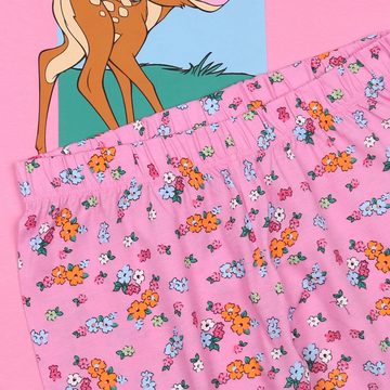 Sarcia.eu Schlafanzug DISNEY Bambi Kurzarm-Baumwollpyjama für Damen, rosa Pyjama XS
