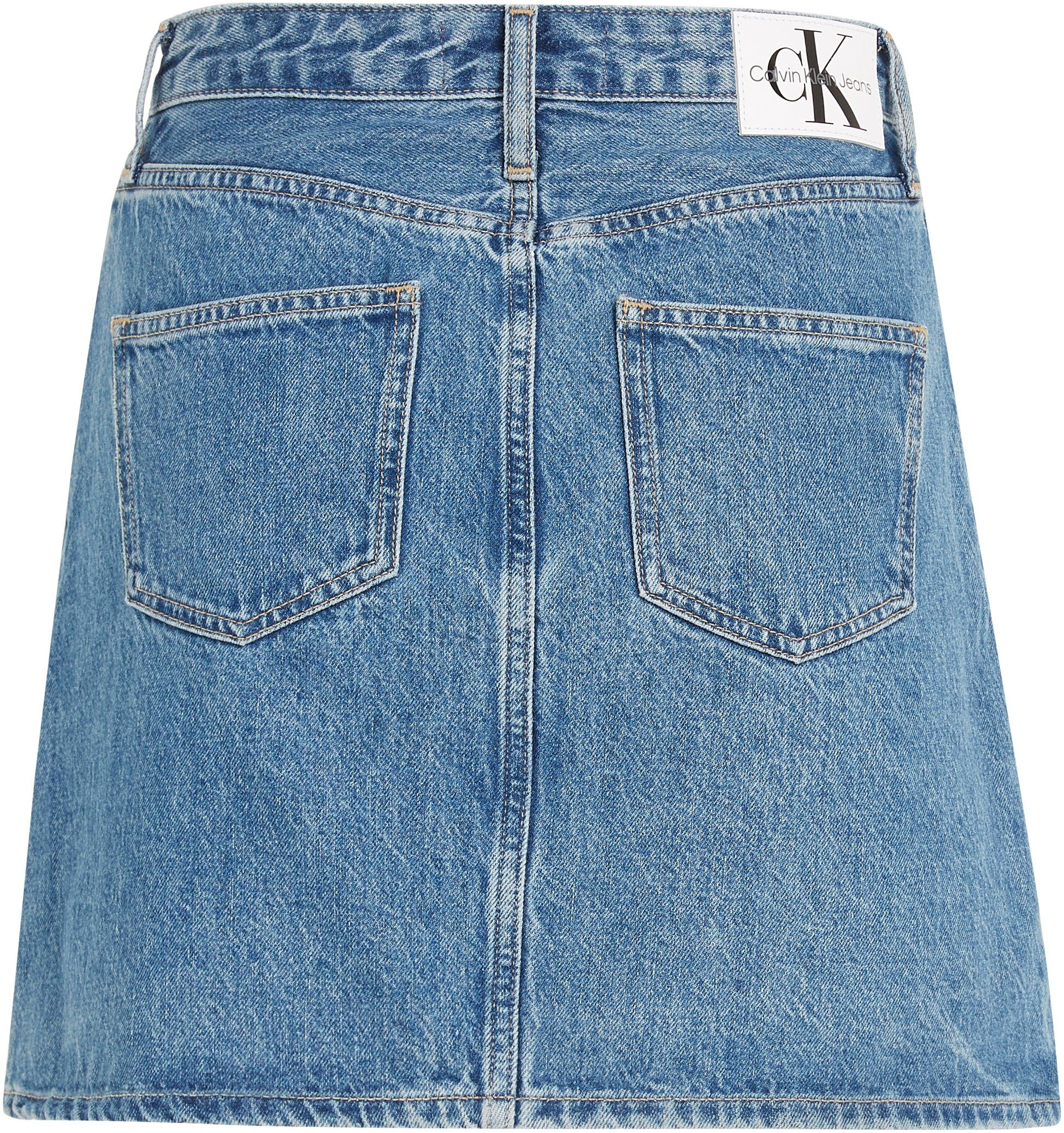 Calvin Klein MINI SKIRT Jeansrock Jeans A-LINE