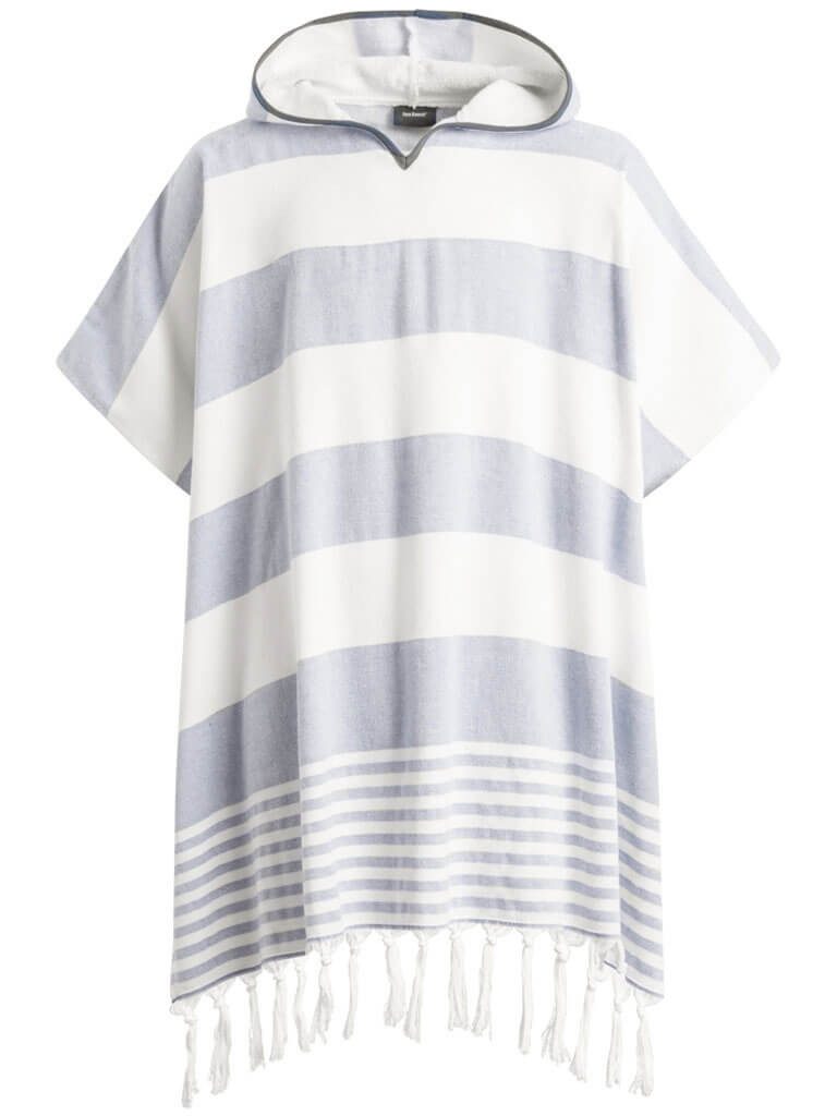 Sea Ranch Kapuzenshirt 21-8-103 Damen Beach-Poncho mit Kapuze - Badeponcho Surf-Handtuch Umziehhilfe
