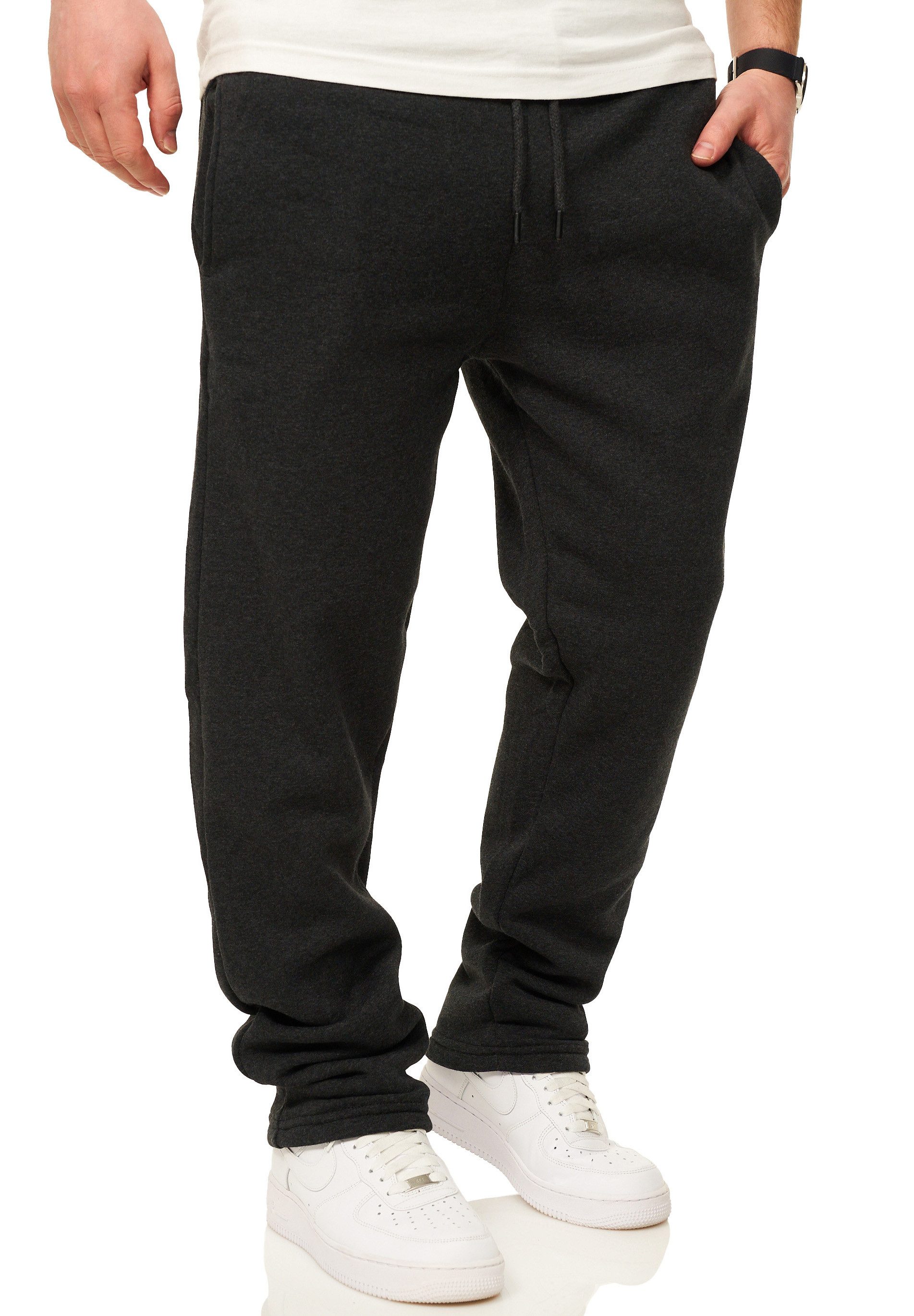 DAILY COTTON Jogginghose im Straight-Fit als Lange Sweatpants Trainingshose Herren Freizeithose aus Baumwolle